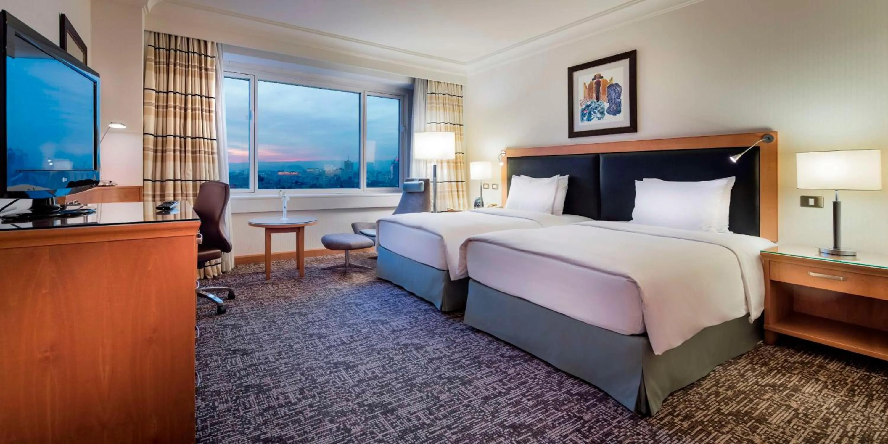 Twin River View Guest Room in Adana HiltonSA Hotel