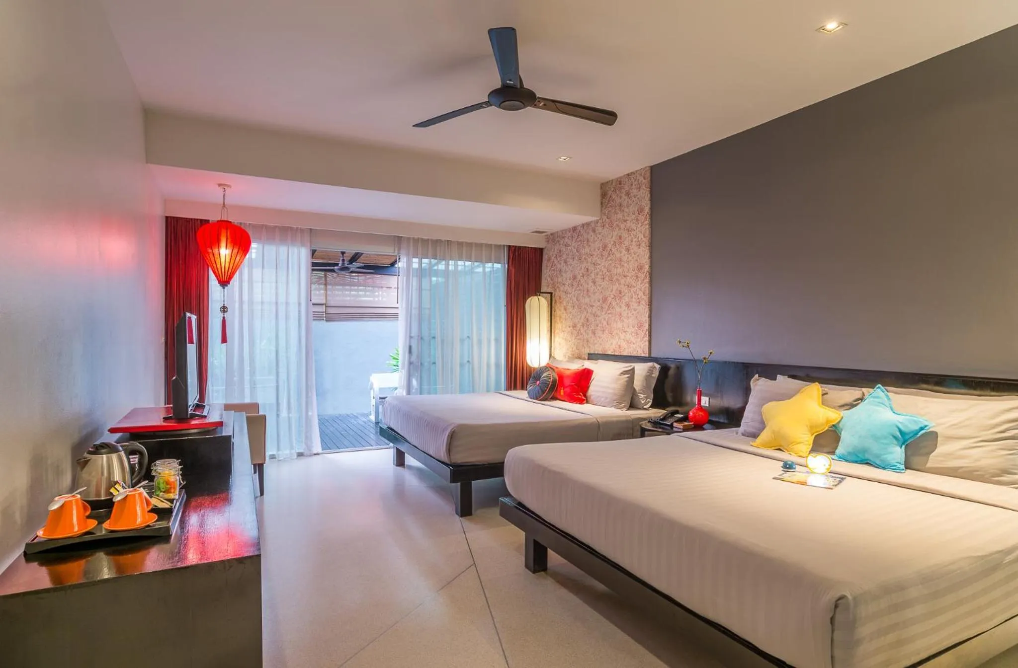 Superior Triple Room in Red Ginger Chic Resort