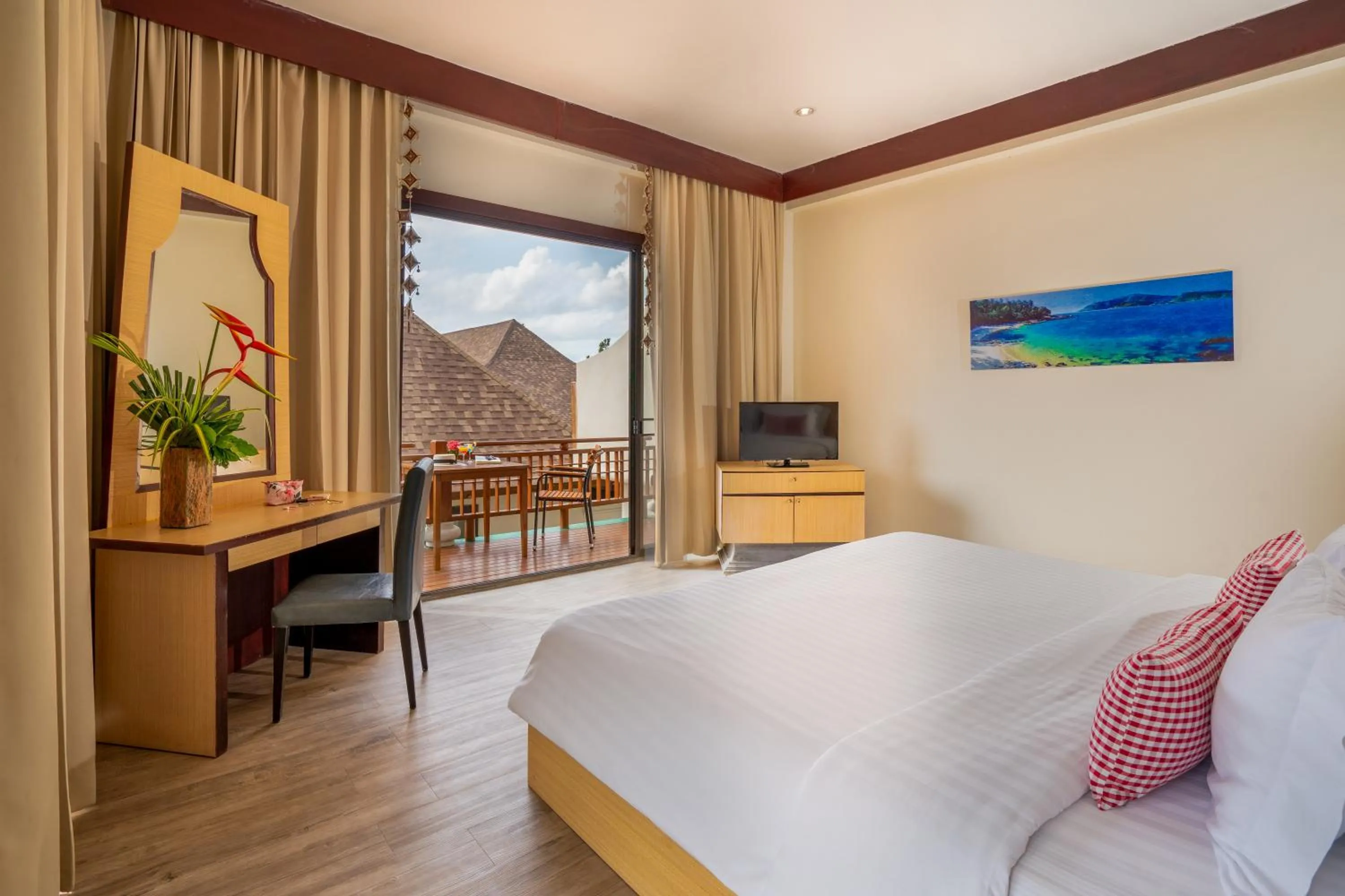 Deluxe Double Room with Balcony in The Briza Beach Resort, Samui - SHA Plus