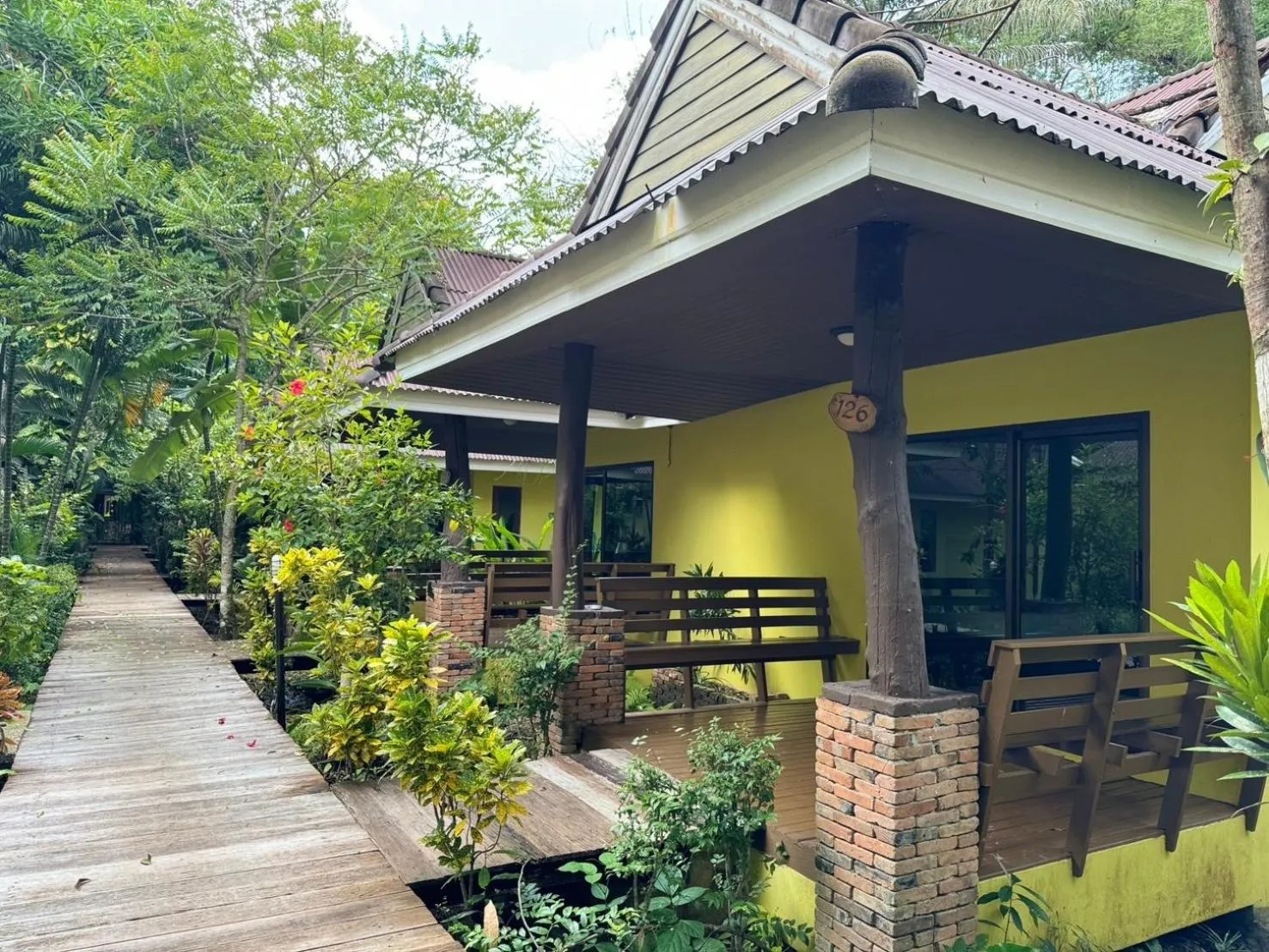 Twin Room with Garden View in Sunda Resort