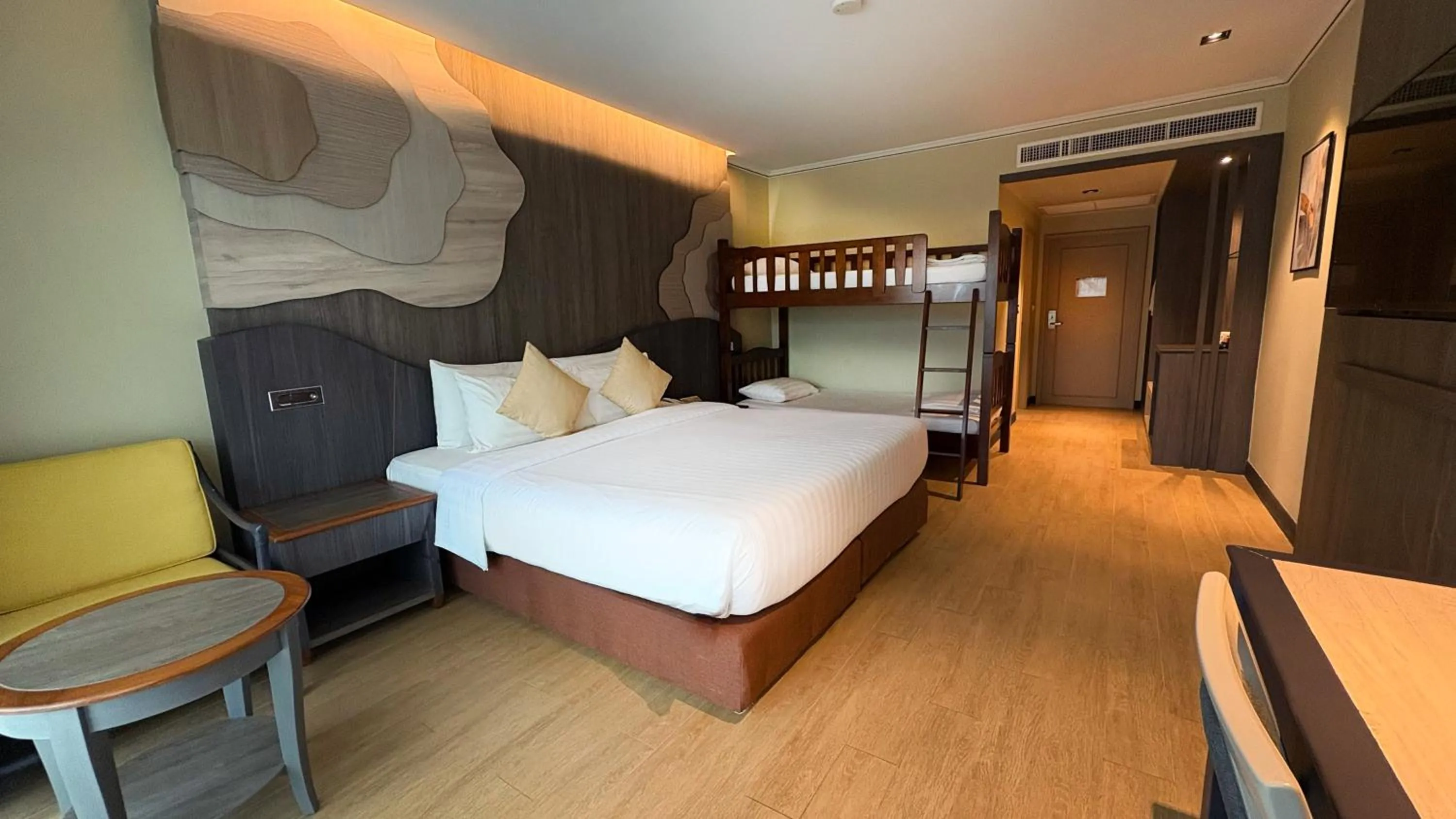 Deluxe Family Pool View with bunk bed in Amora Beach Resort Phuket