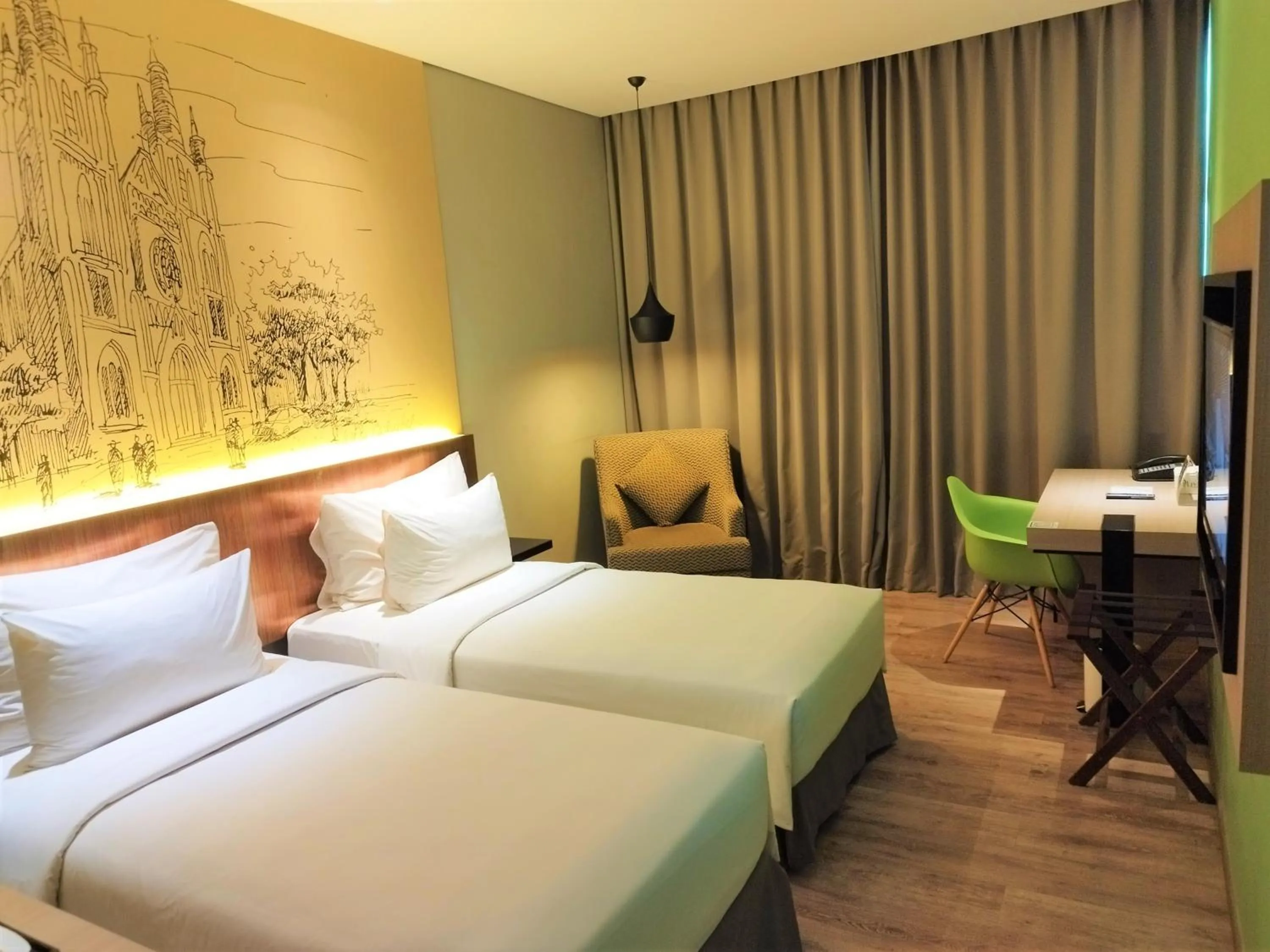 Deluxe Twin Room in AONE Hotel
