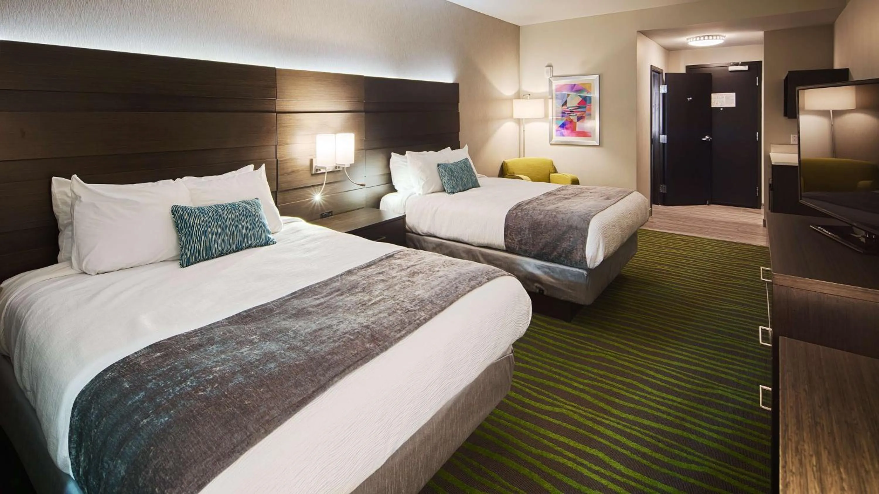 Queen Room with Two Queen Beds in Best Western Plus Prien Lake Hotel & Suites - Lake Charles