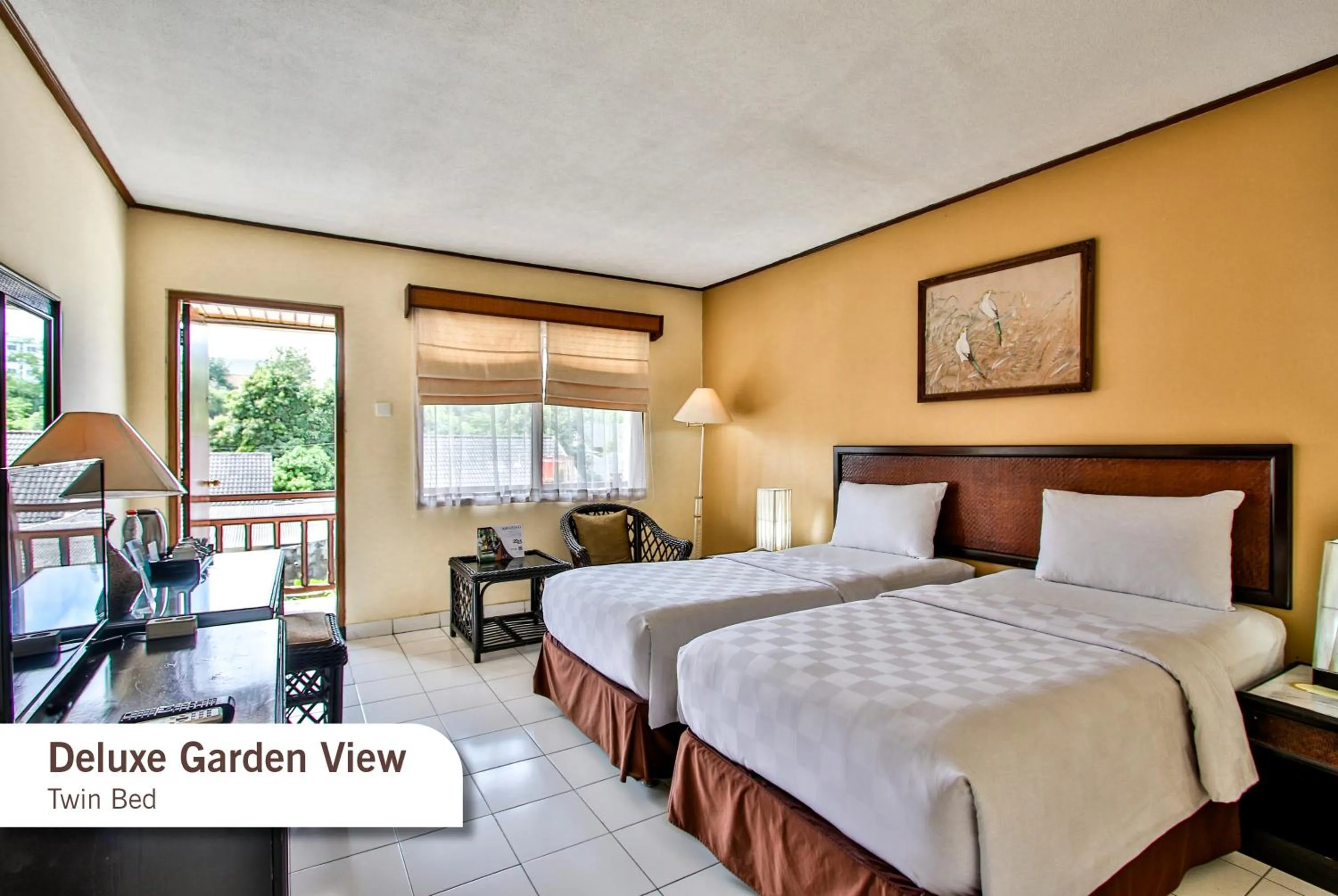 Deluxe Twin Room with Garden View in The Jayakarta Yogyakarta Hotel & Spa