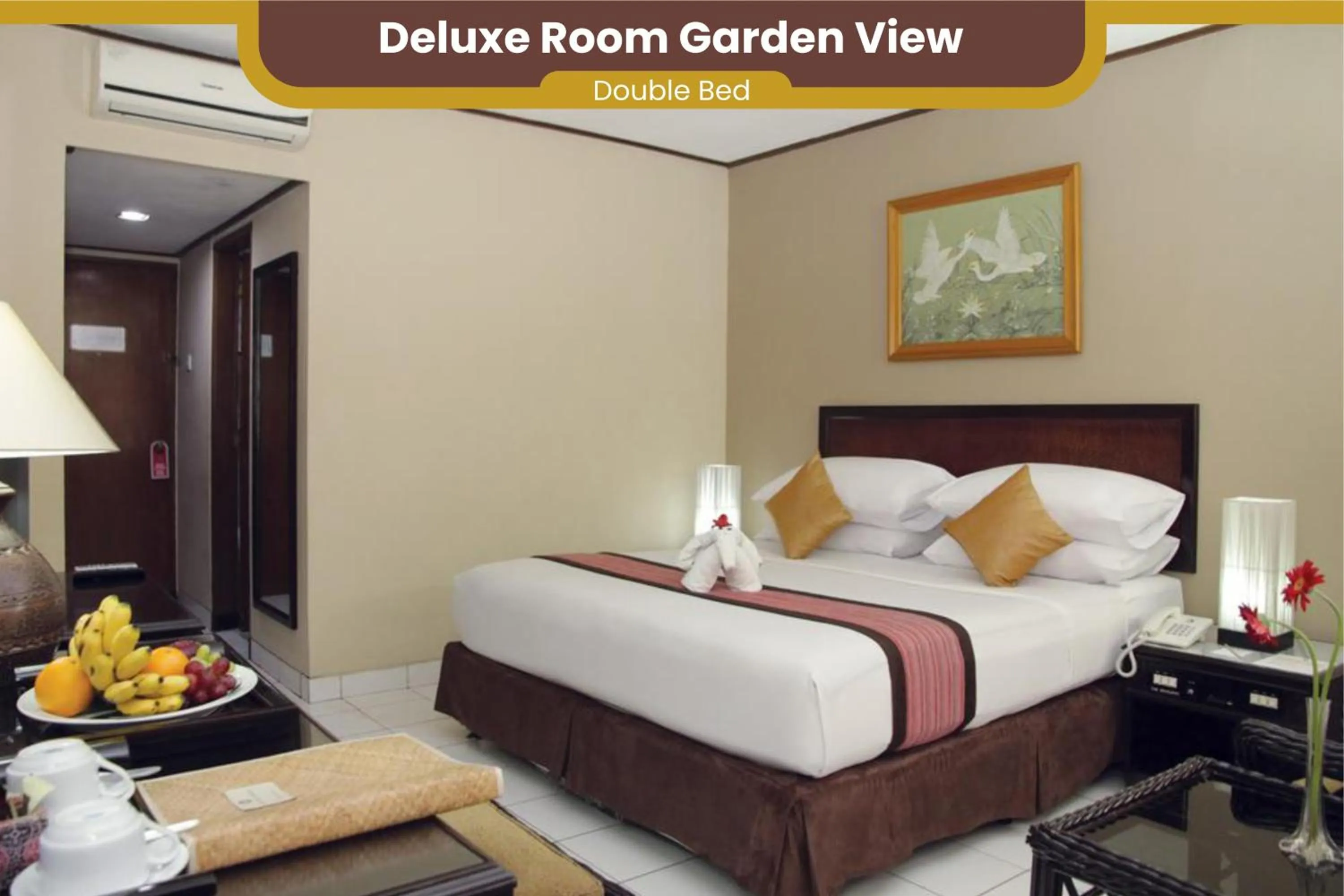 Deluxe Double Room with Garden View in The Jayakarta Yogyakarta Hotel & Spa