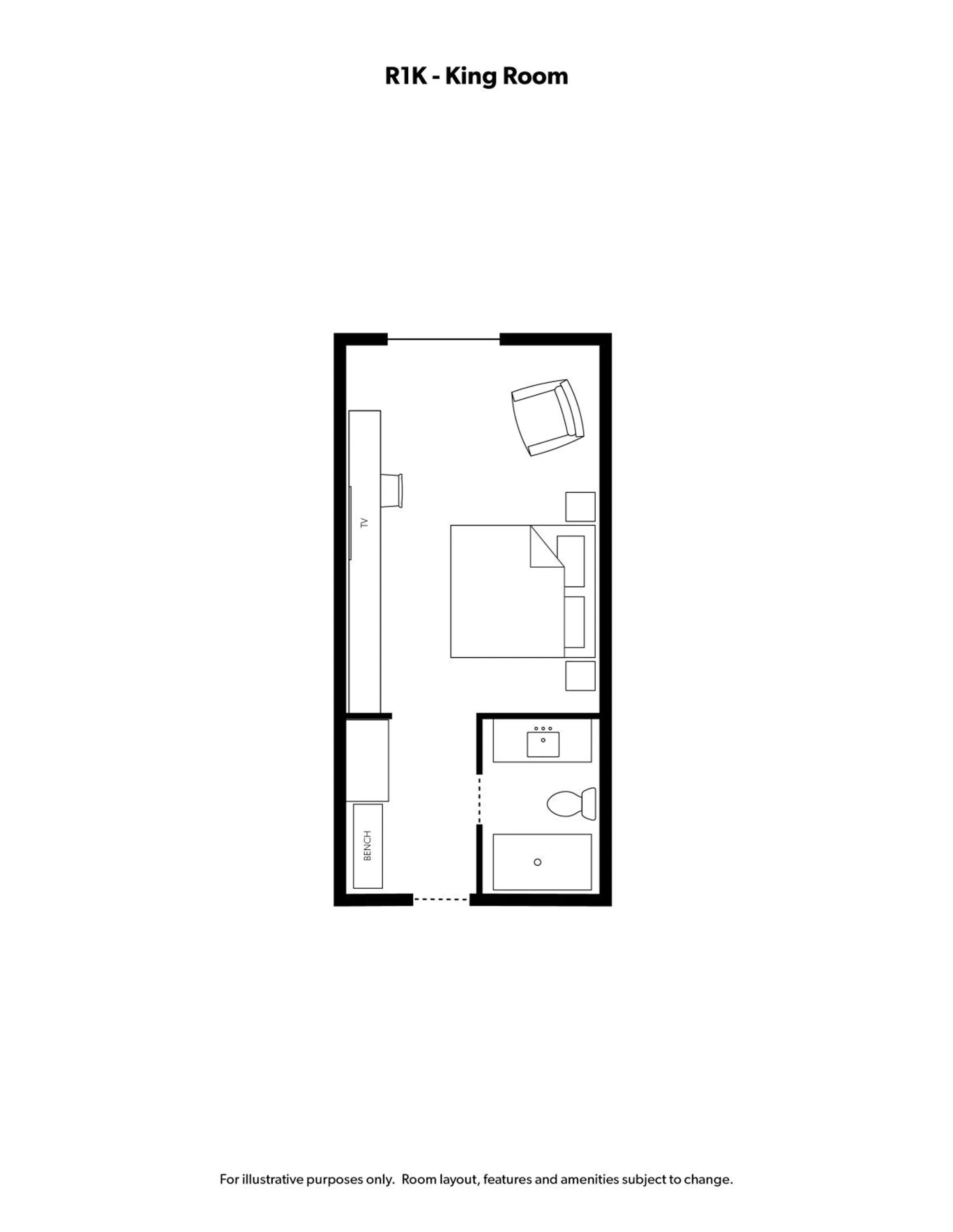 King Room in Sawmill Creek by Cedar Point Resorts