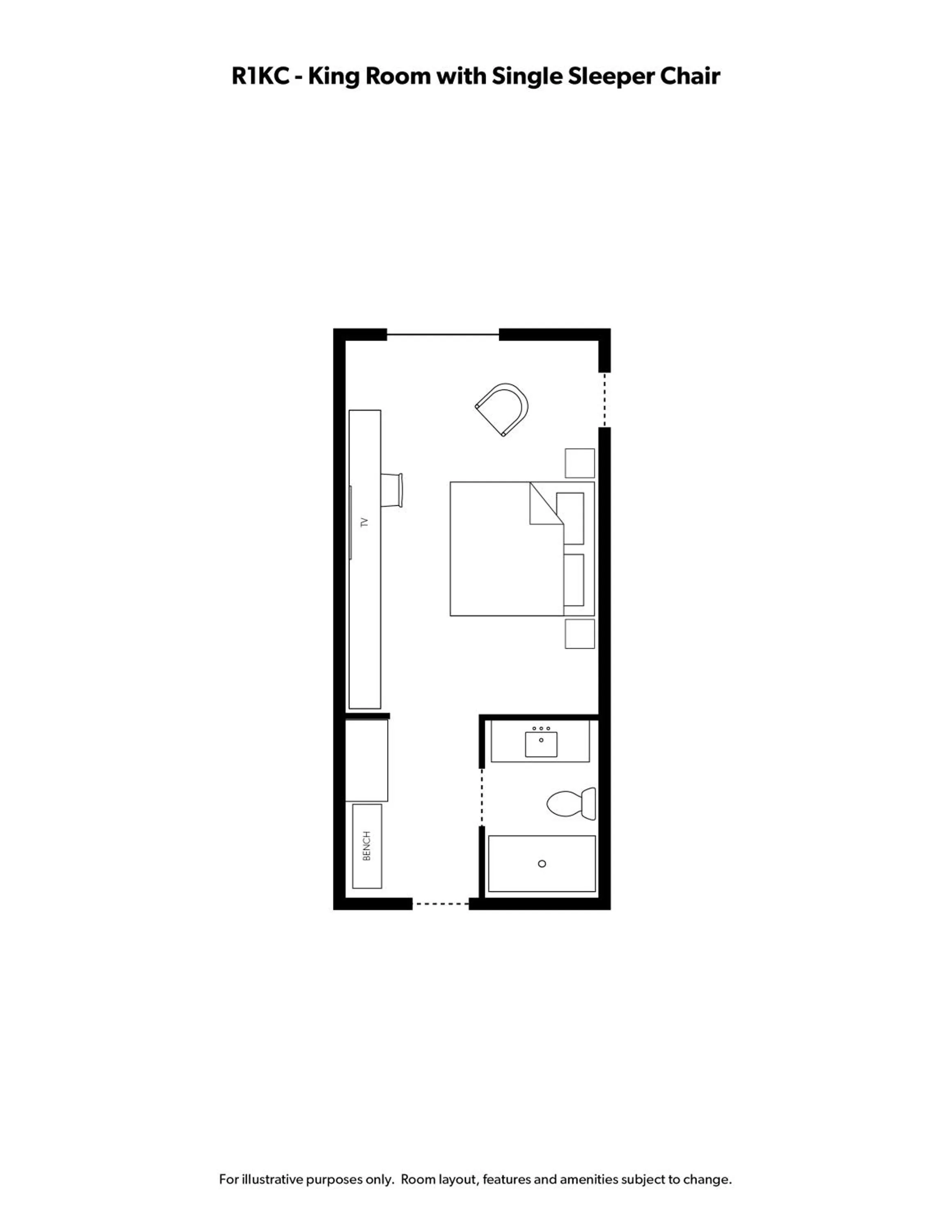 Economy Double Room in Sawmill Creek by Cedar Point Resorts