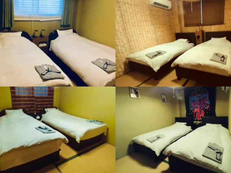 Twin Room with Private External Bathroom in Uno Port Inn