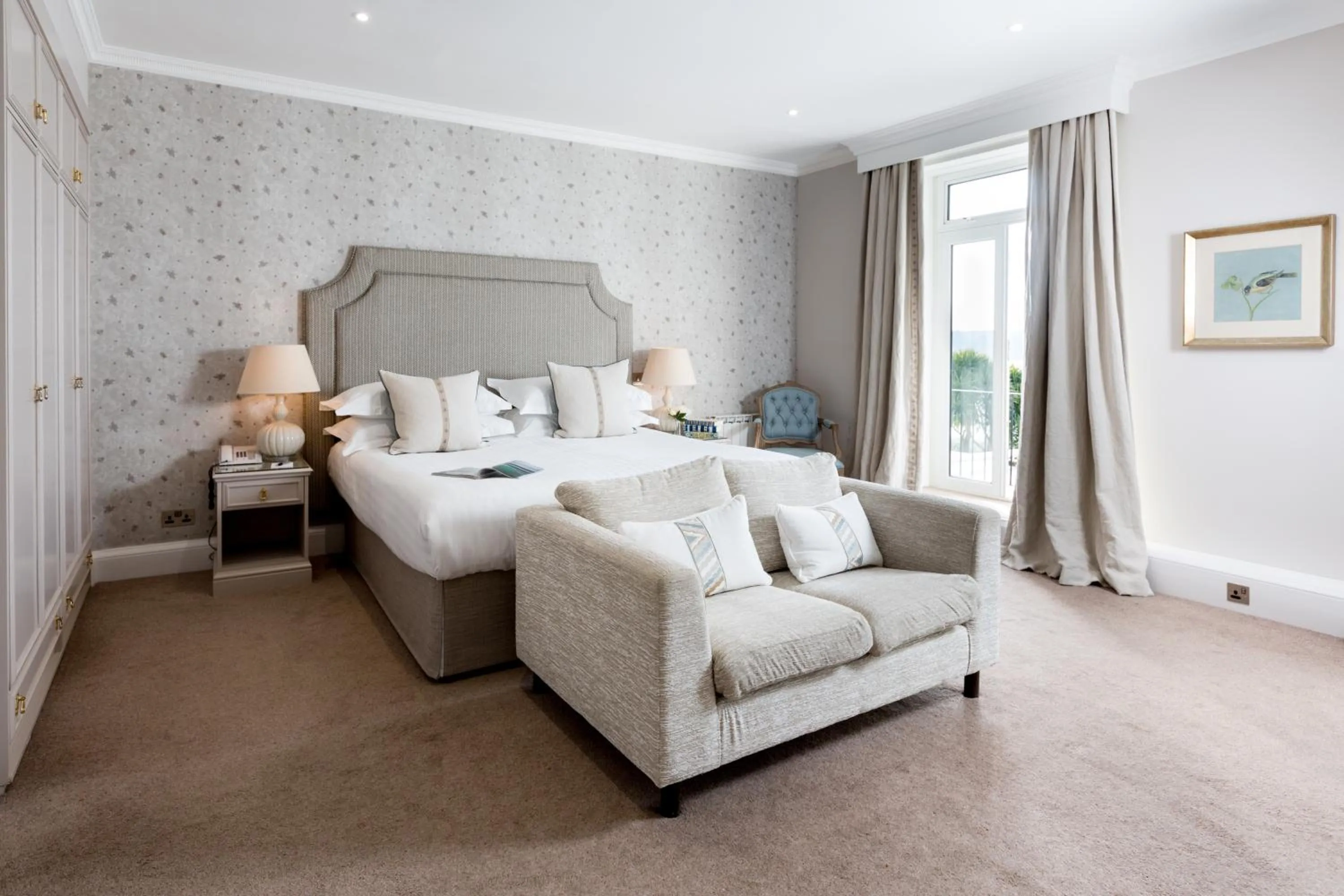 Superior Double or Twin Room with Sea View and Balcony in St Brelade's Bay Hotel