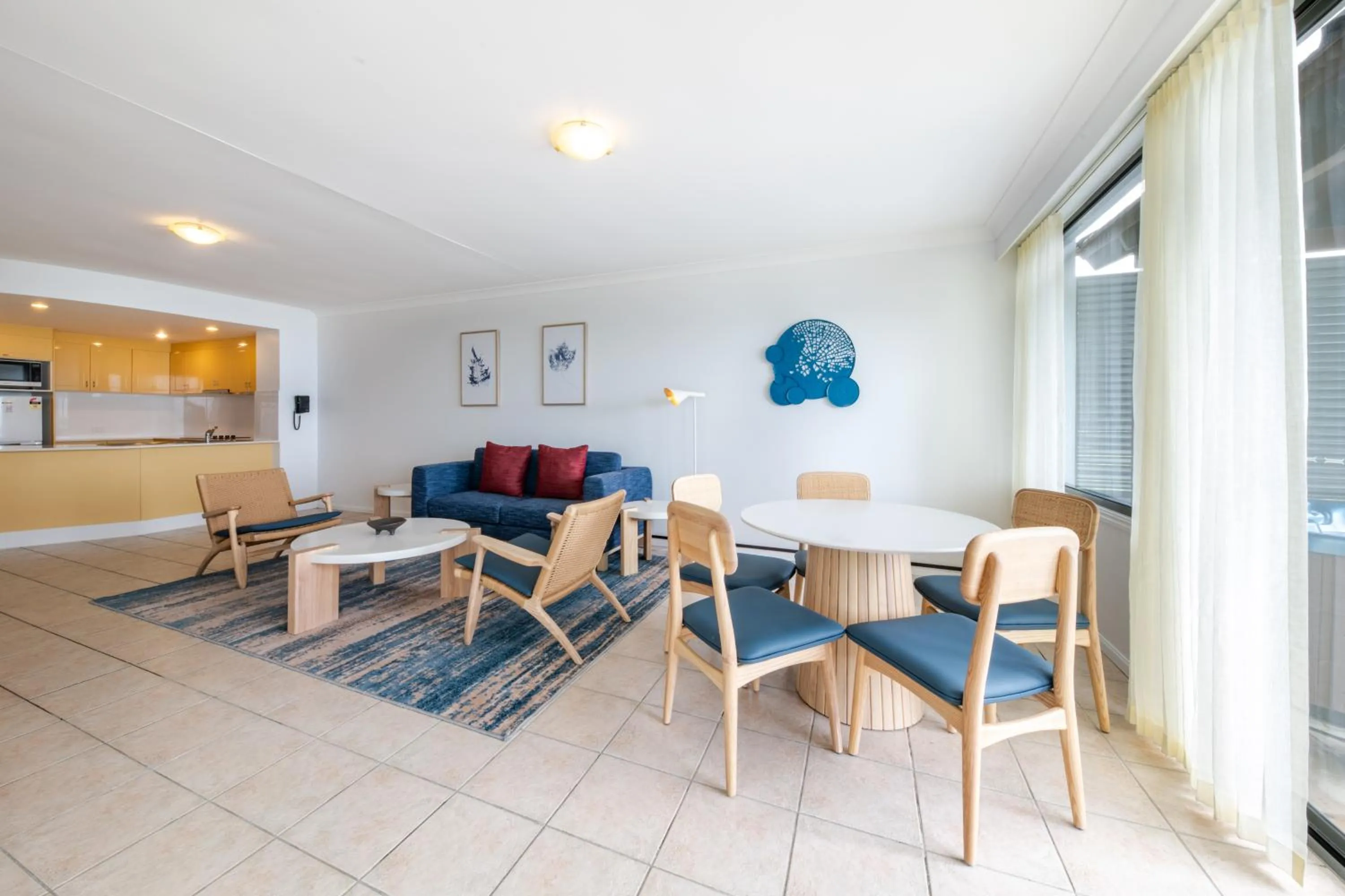 Two Bedroom Two Bathroom Apartment with Balcony and Ocean View in at Water's Edge Resort