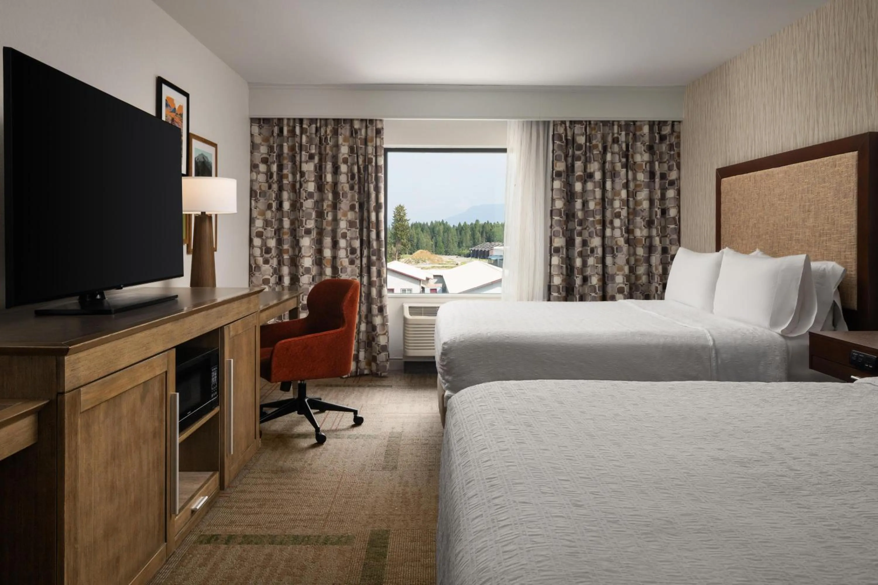 Queen Room with Two Queen Beds - Mobility Access/Non-Smoking in Hampton Inn & Suites Whitefish