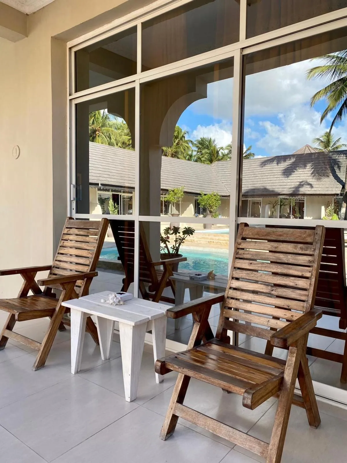 Two-Bedroom Apartment with Pool View in Paje Beach Apartments & Hotel