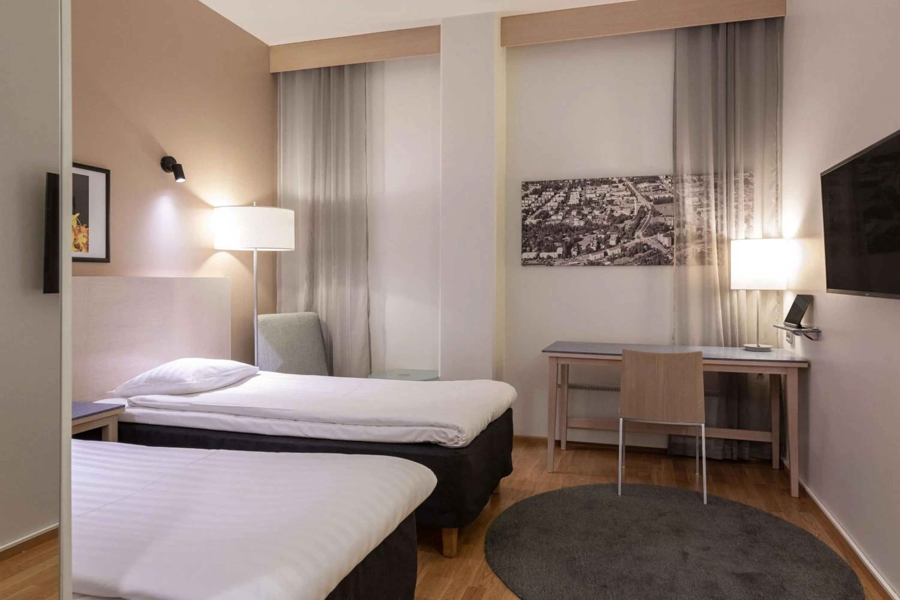 Economy Twin Room without Window in Scandic Seinäjoki