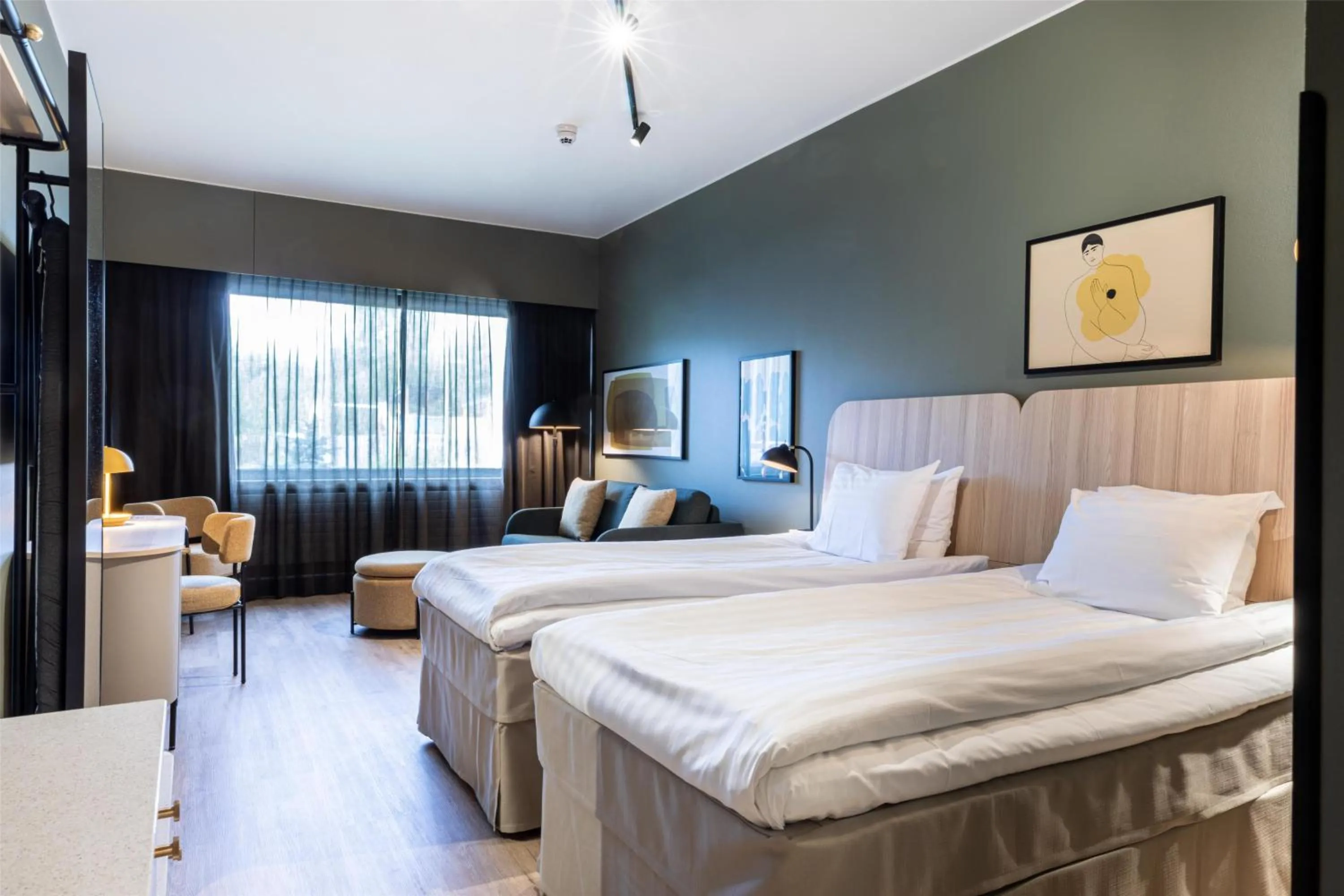 Standard Twin Room in Scandic Laajavuori