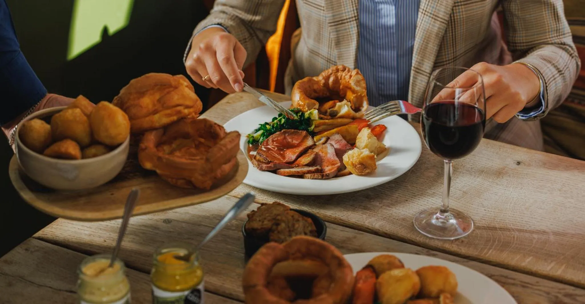 Food close-up in The Rose and Crown