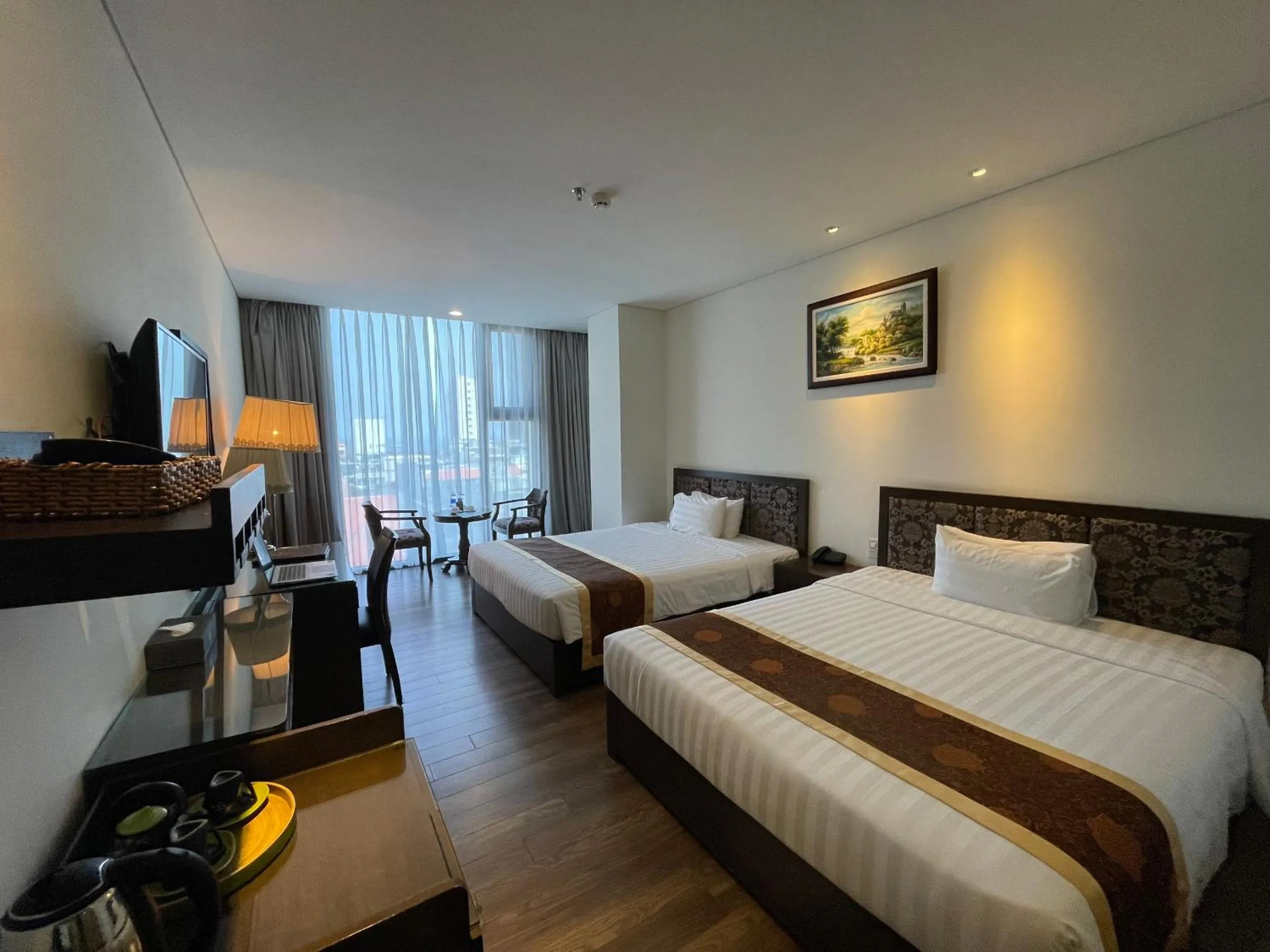 Quadruple Room with Sea View in Danaciti Hotel