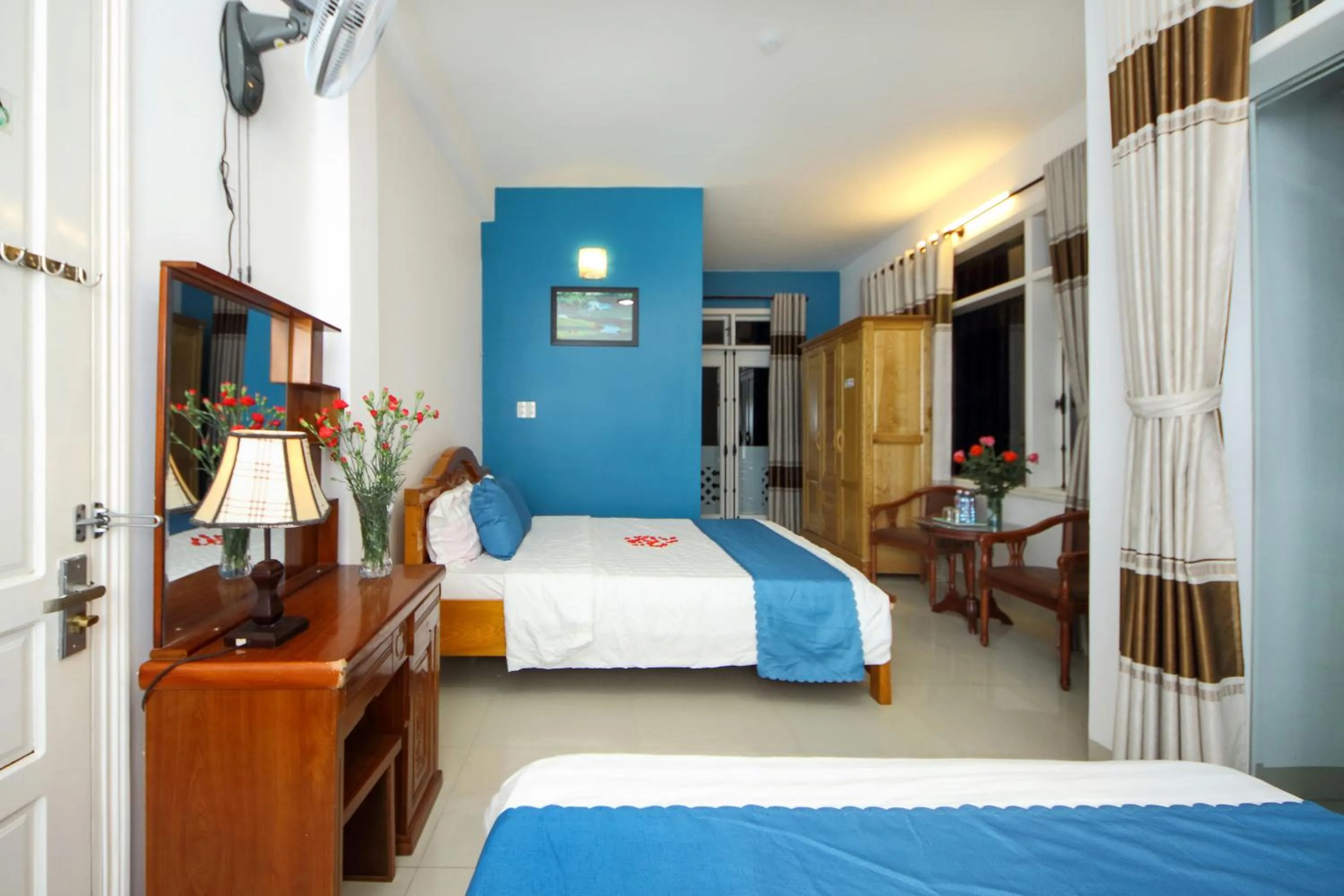 Quadruple Room with Balcony in Quynh Long Villa