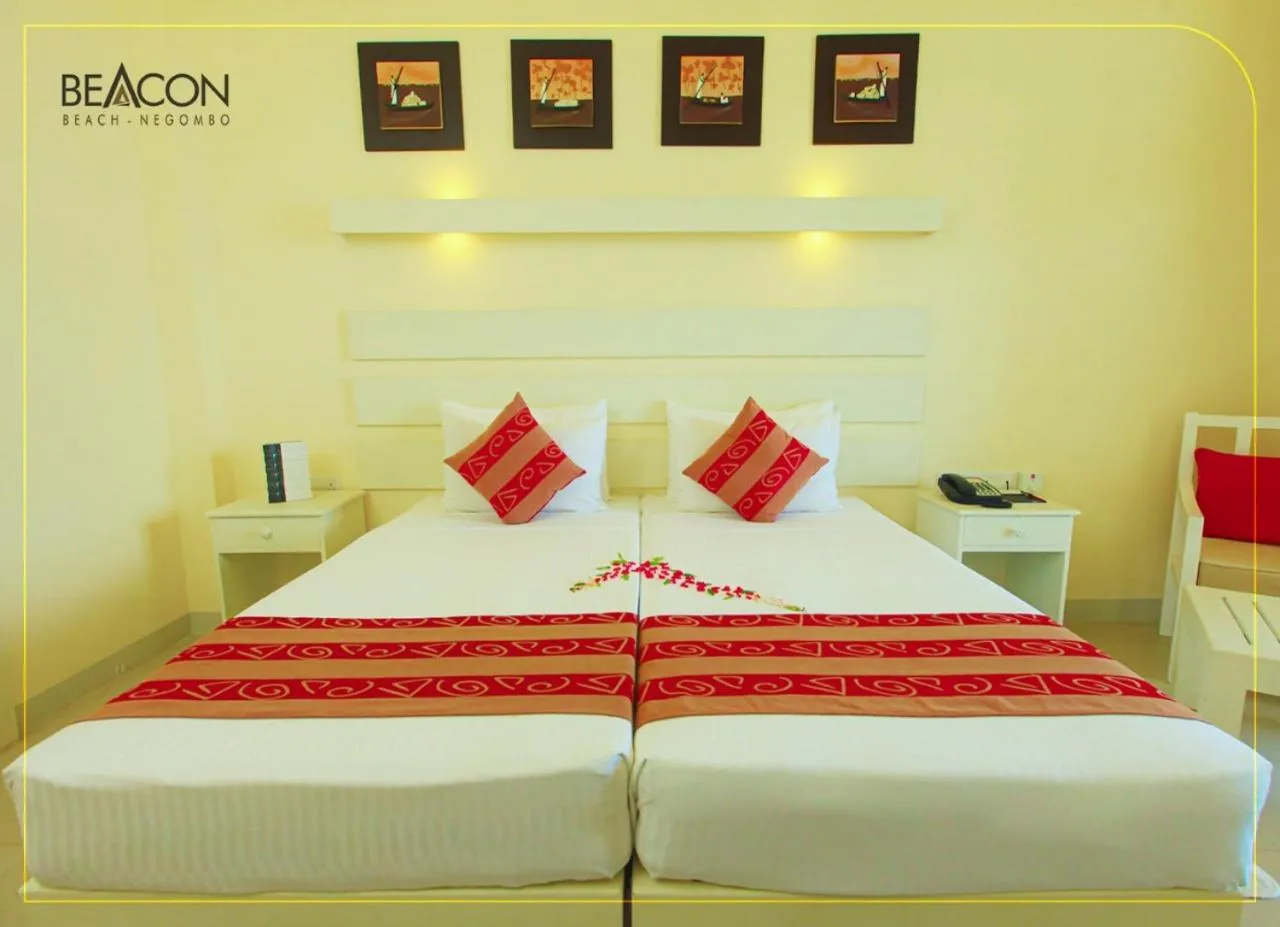 Deluxe Triple Room with Sea View in Beacon Beach Hotel Negombo
