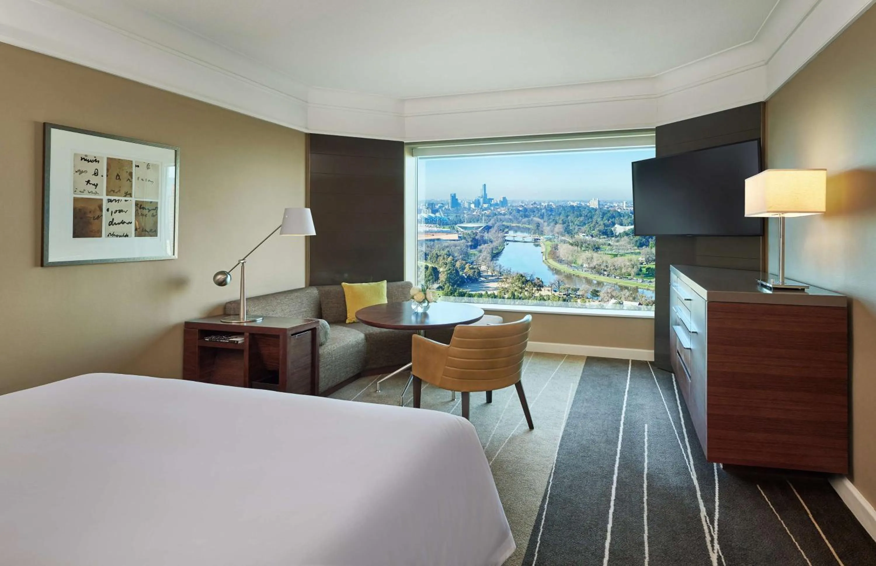 King Room with River View - Club Access in Grand Hyatt Melbourne