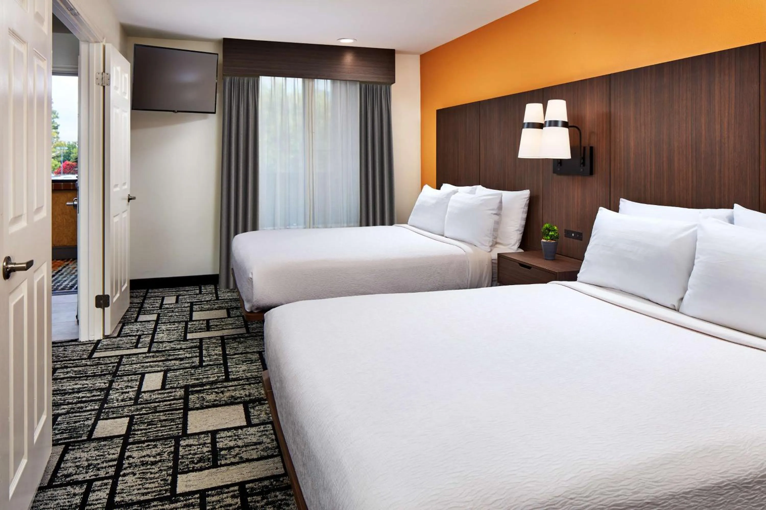 Two-Room Queen Suite with Two Queen Beds, Sofa Bed, Living Room and Wet Bar - Non-Smoking in Best Western Plus Meridian Inn & Suites, Anaheim-Orange