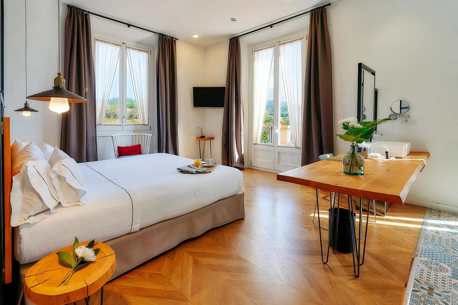 Superior Double Room with Terrace in Hotel Arrey Alella