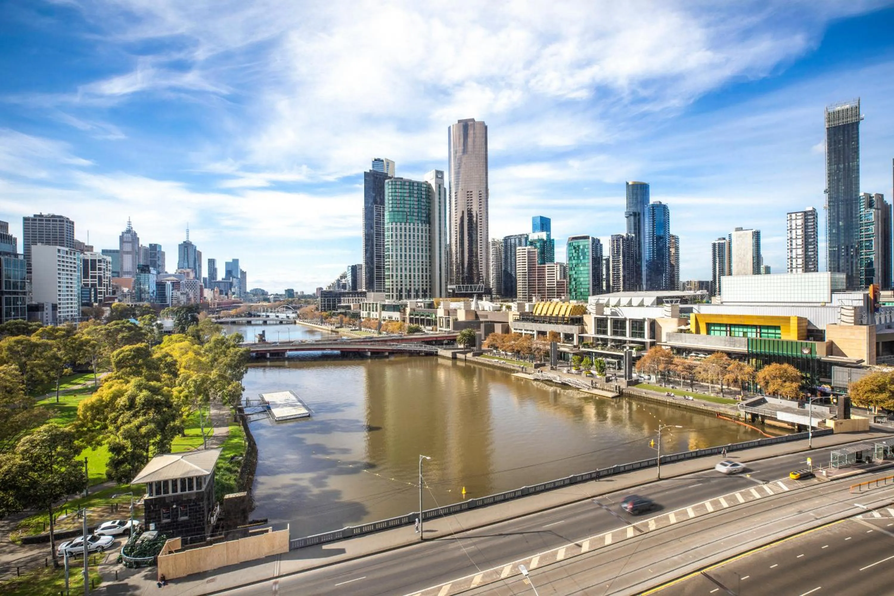 Standard King Room with Casino View - High Floor in Crowne Plaza Melbourne by IHG