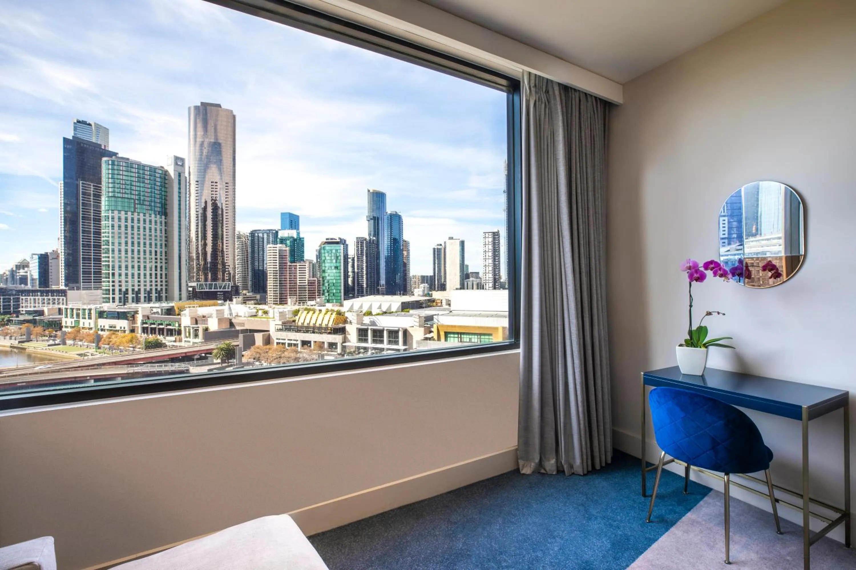 One-Bedroom Suite with River View in Crowne Plaza Melbourne by IHG