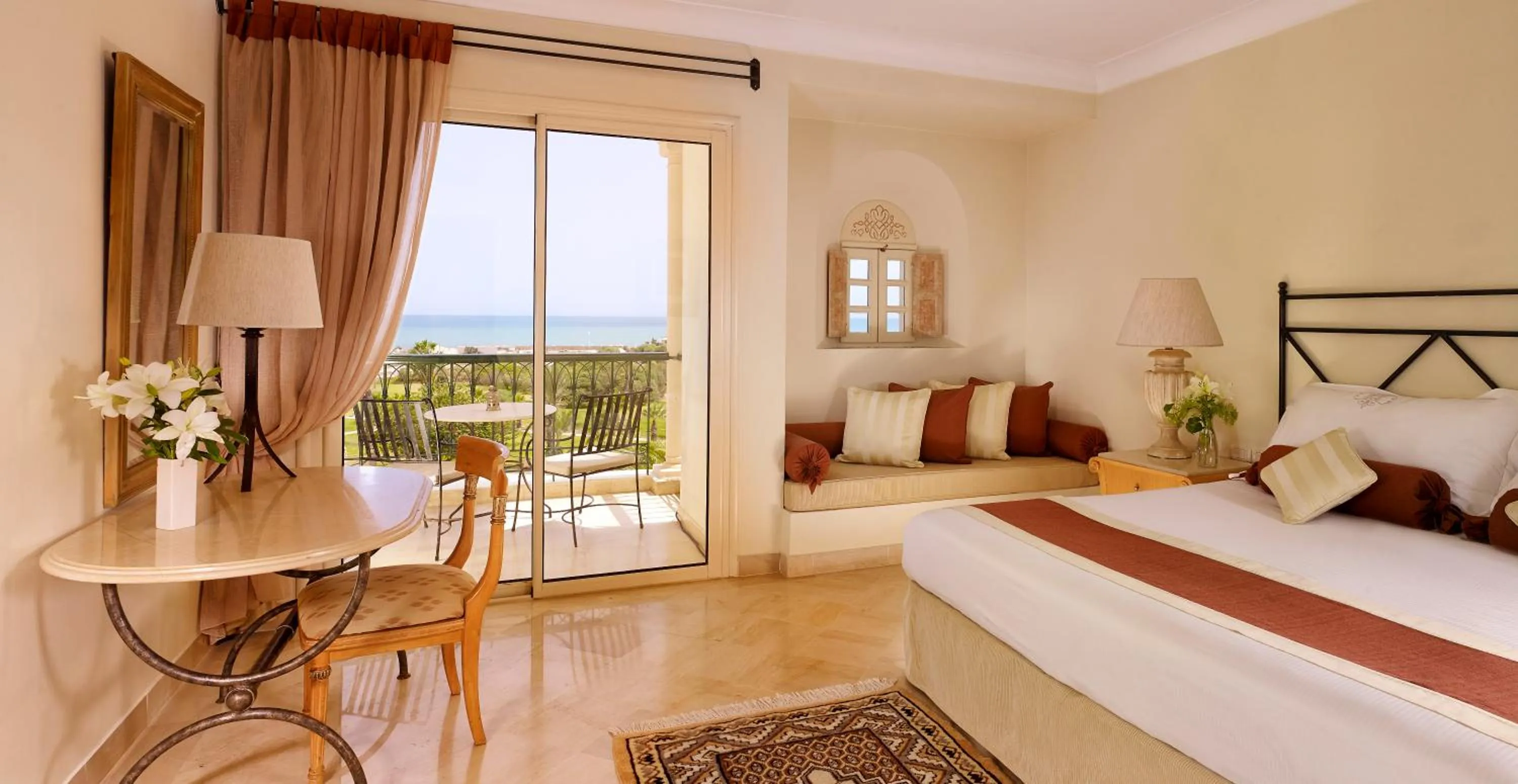Deluxe Double Room with Sea View - single occupancy in The Residence Tunis