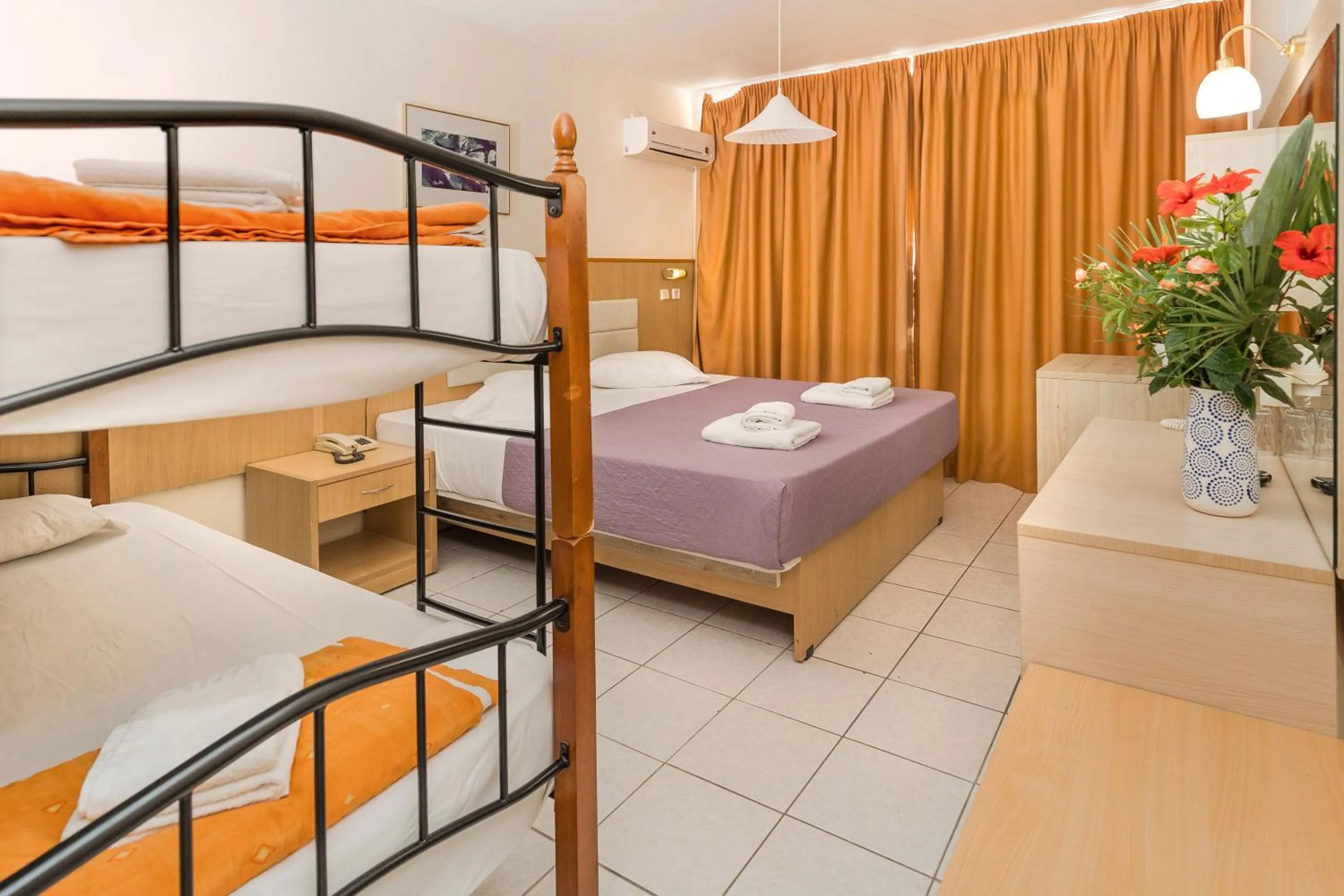  Quadruple Room with Garden View in Eri Beach & Village Hotel