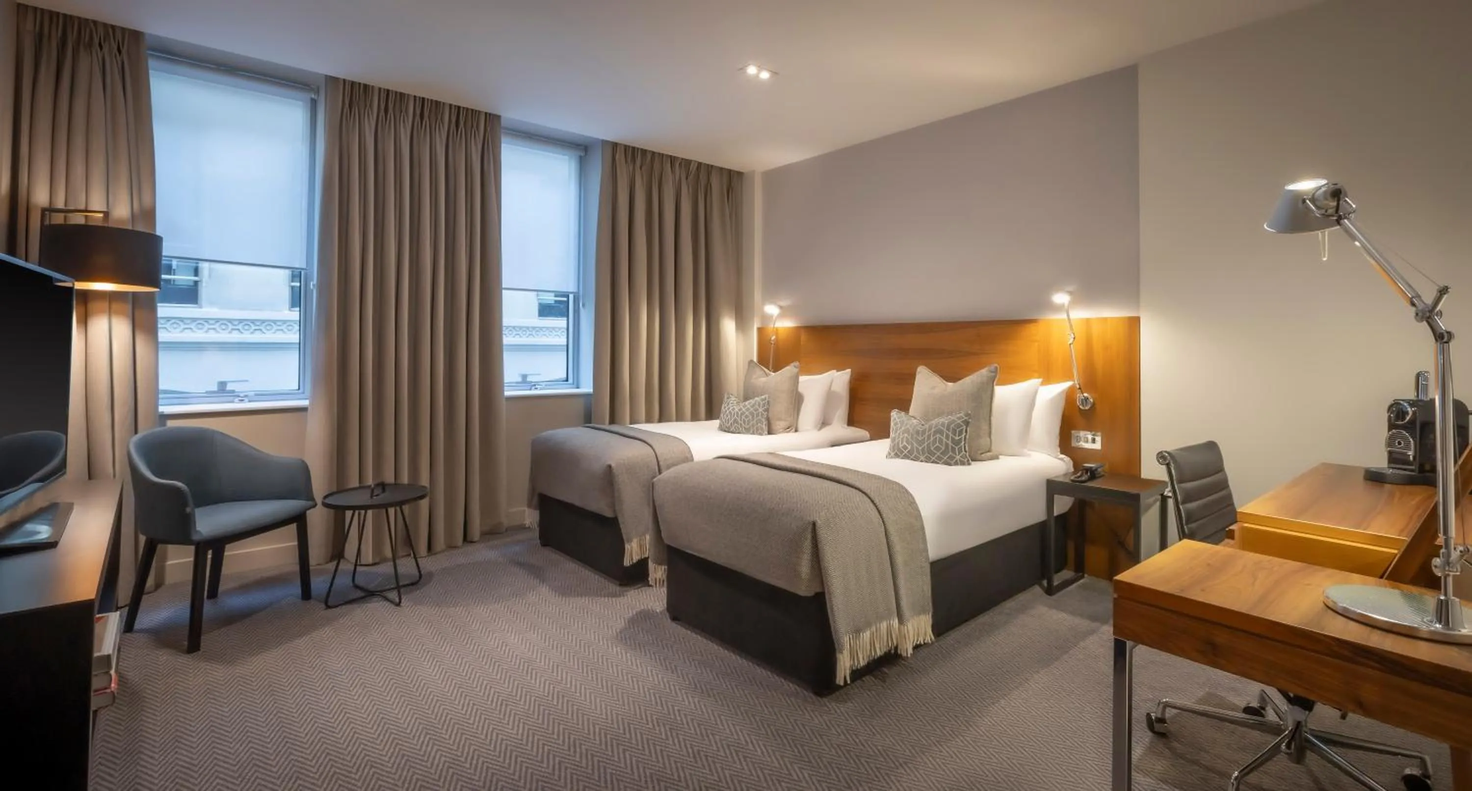 City Twin Room in Clayton Hotel London Wall