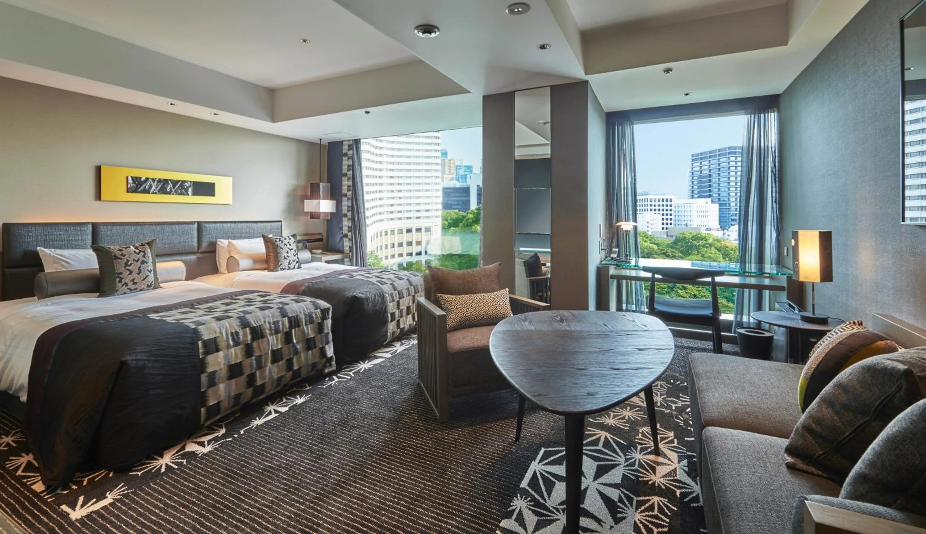 The Main - single occupancy - Deluxe Twin Room with Cypress Bath "Shin-Edo" - Non-Smoking in Hotel New Otani Tokyo The Main