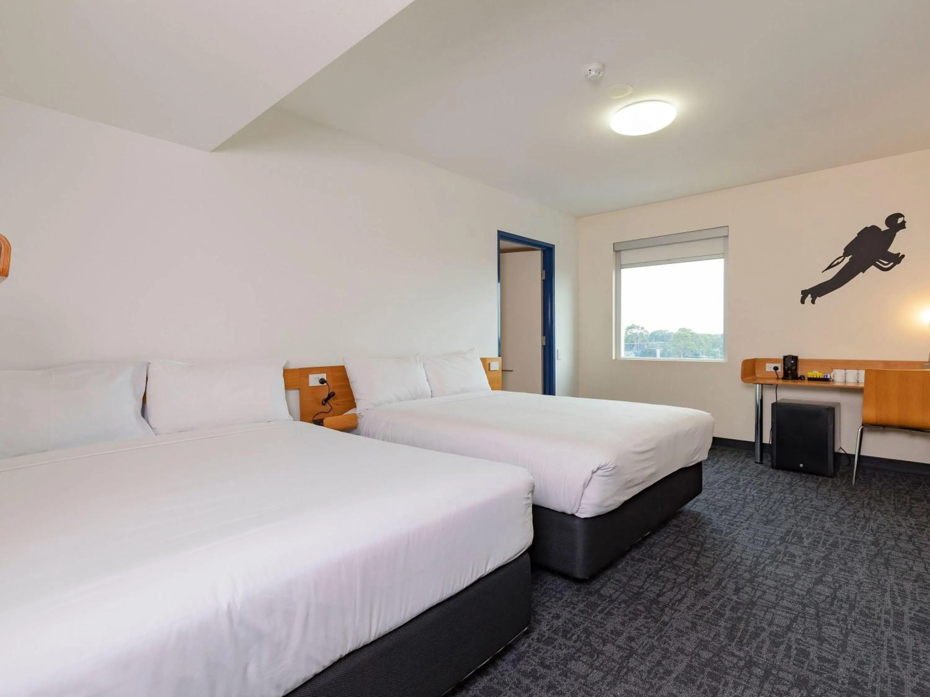 Standard Room with Two Queen Beds in ibis budget Sydney Airport