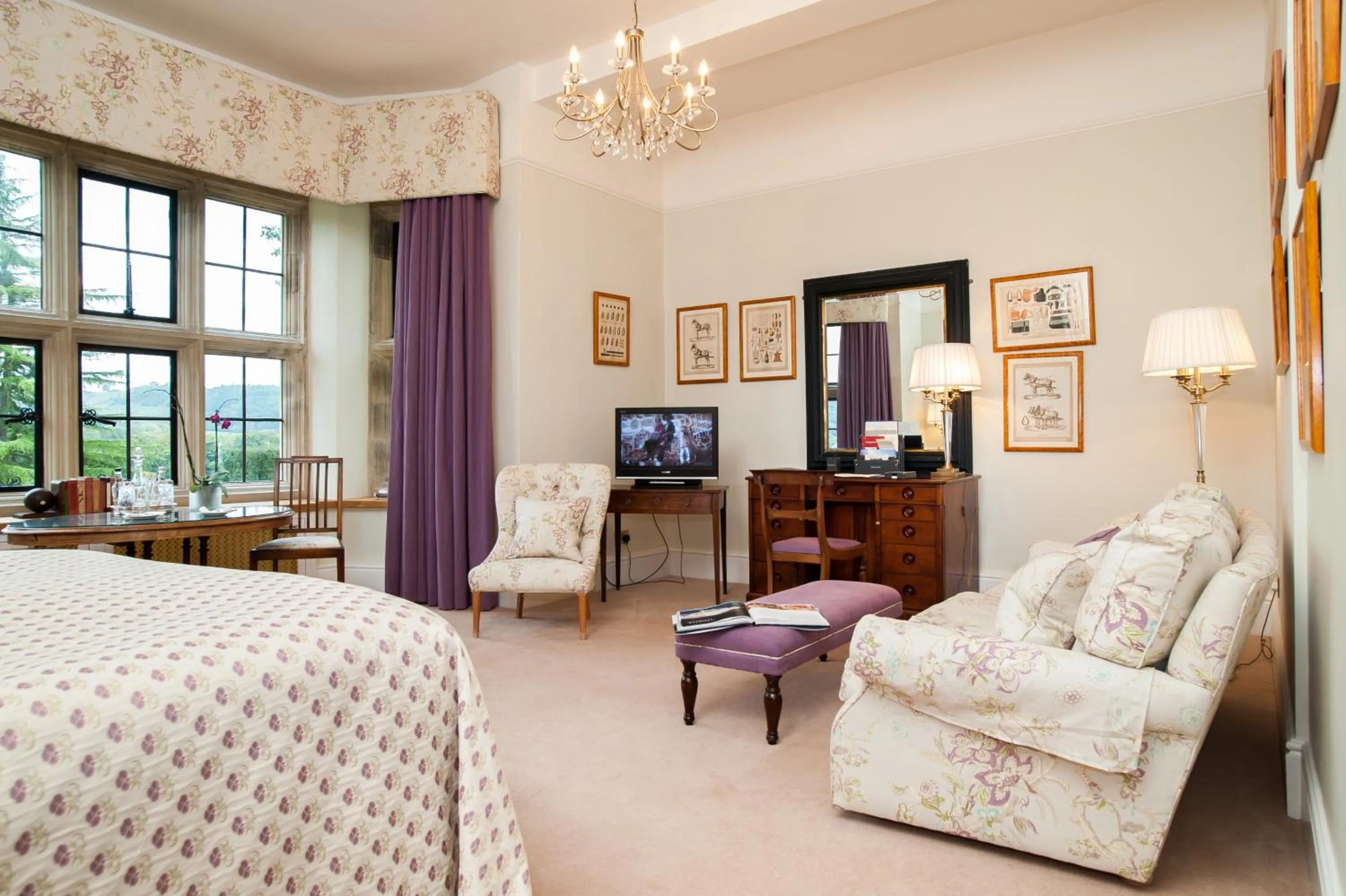 Deluxe Double Room - single occupancy in Llangoed Hall