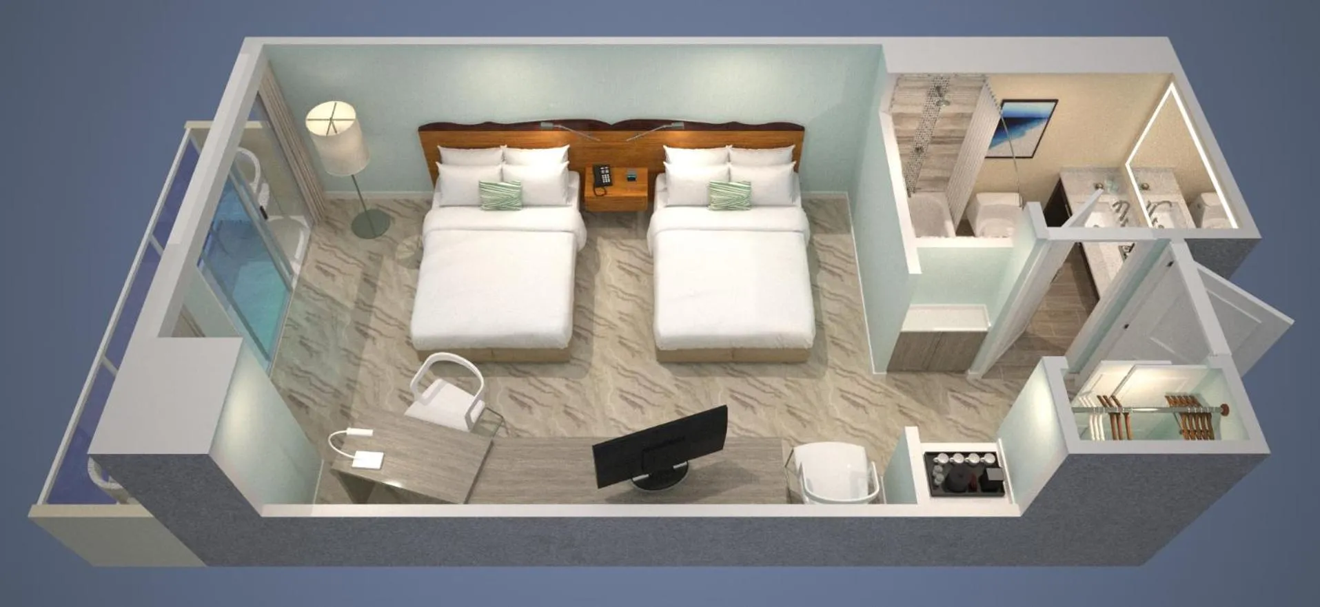 Queen Room in Zota Beach Resort