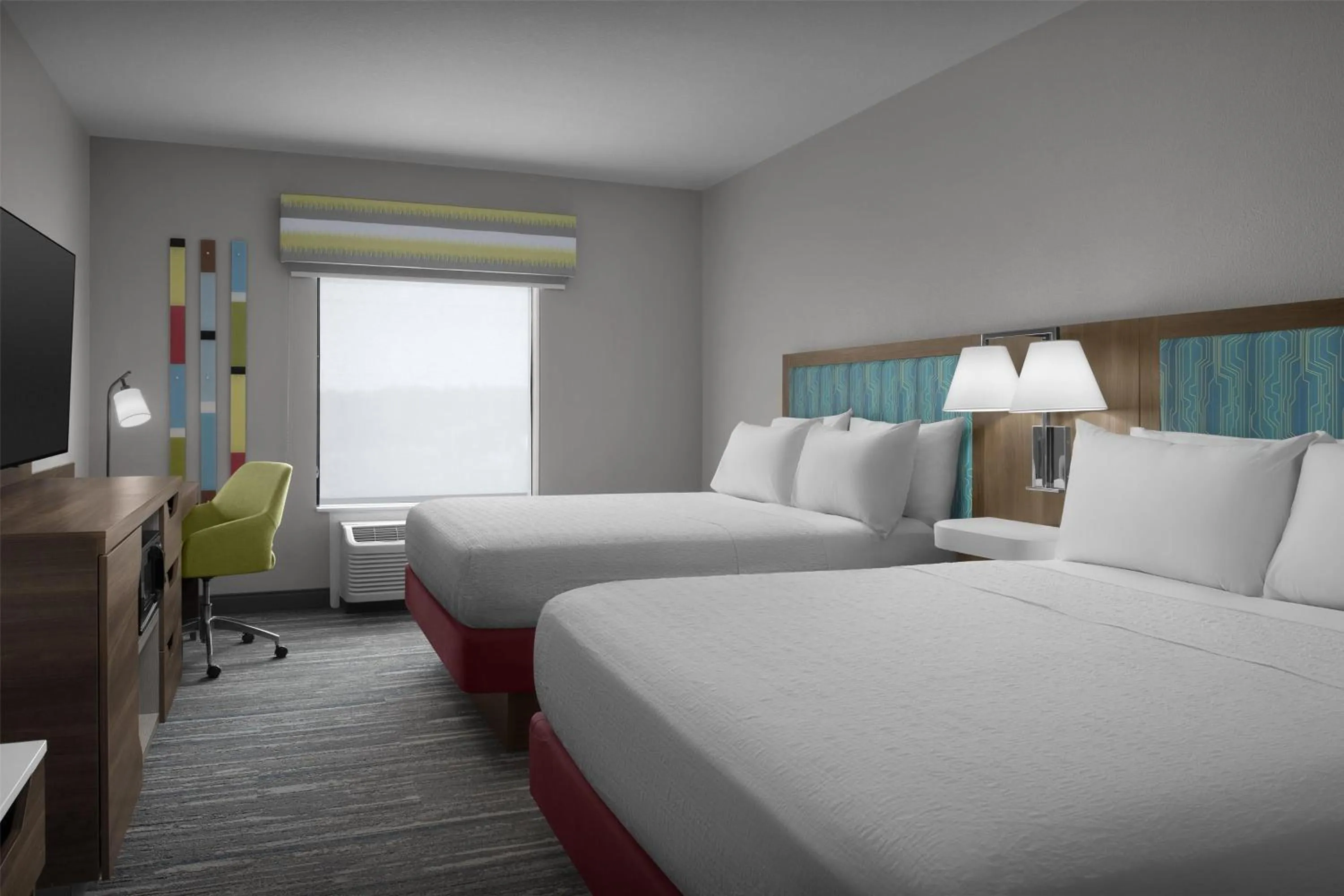 Room with Two Queen Beds - Non-Smoking in Hampton Inn & Suites Jacksonville South - Bartram Park