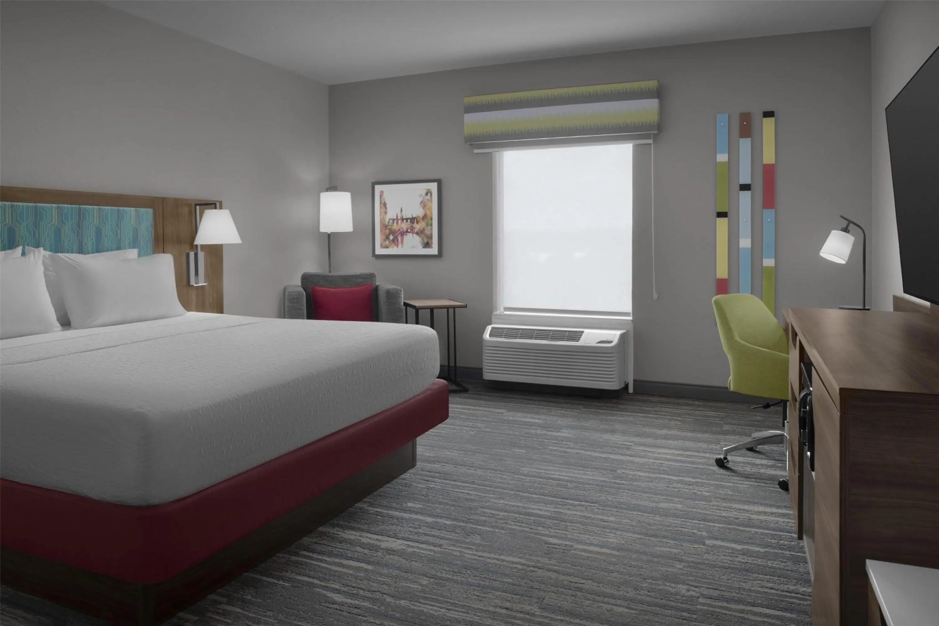 King Room with Accessible Tub - Mobility and Hearing Access/Non-Smoking in Hampton Inn & Suites Jacksonville South - Bartram Park