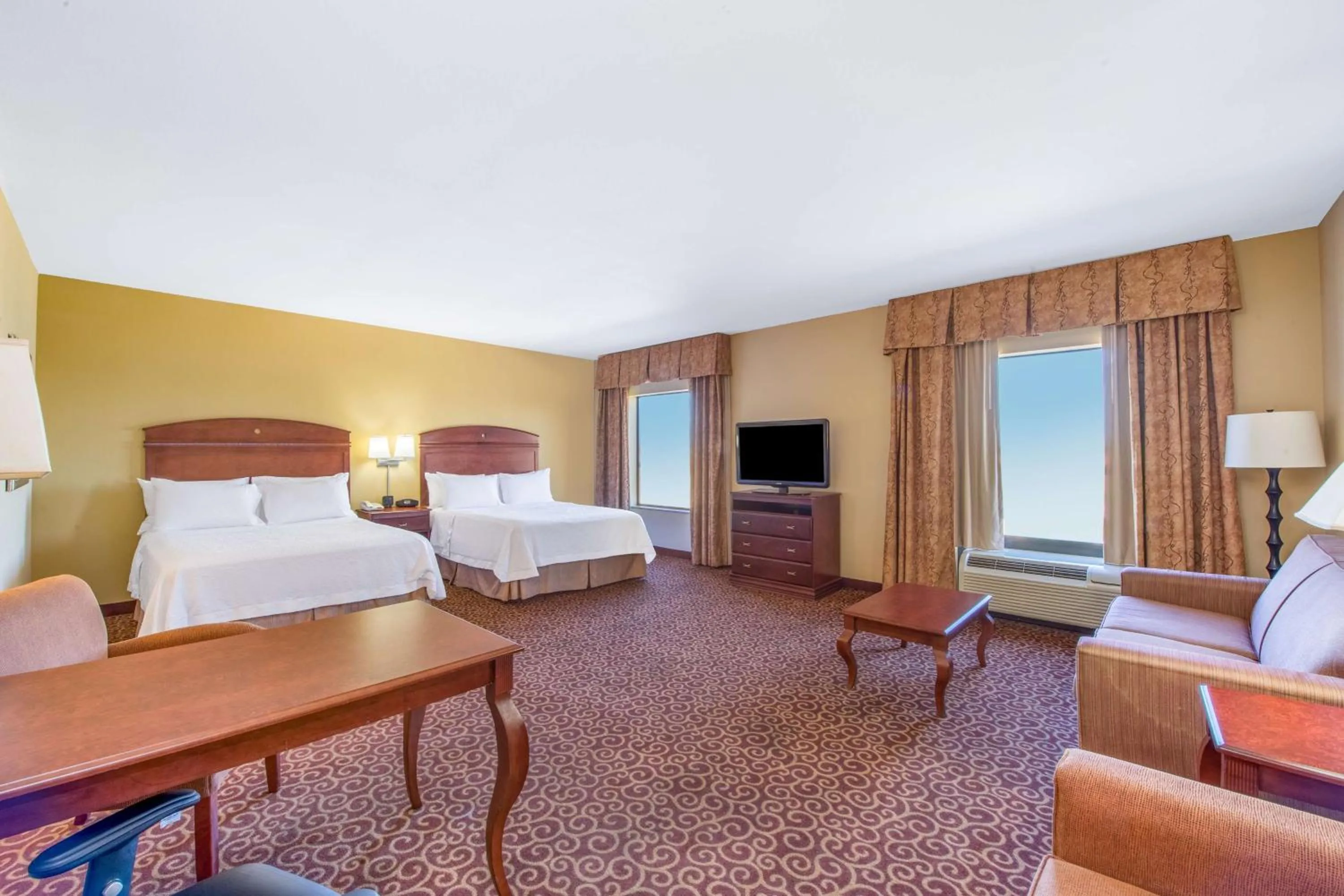 Queen Studio Suite with Two Queen Beds - Non-Smoking in Hampton Inn & Suites Oklahoma City - South