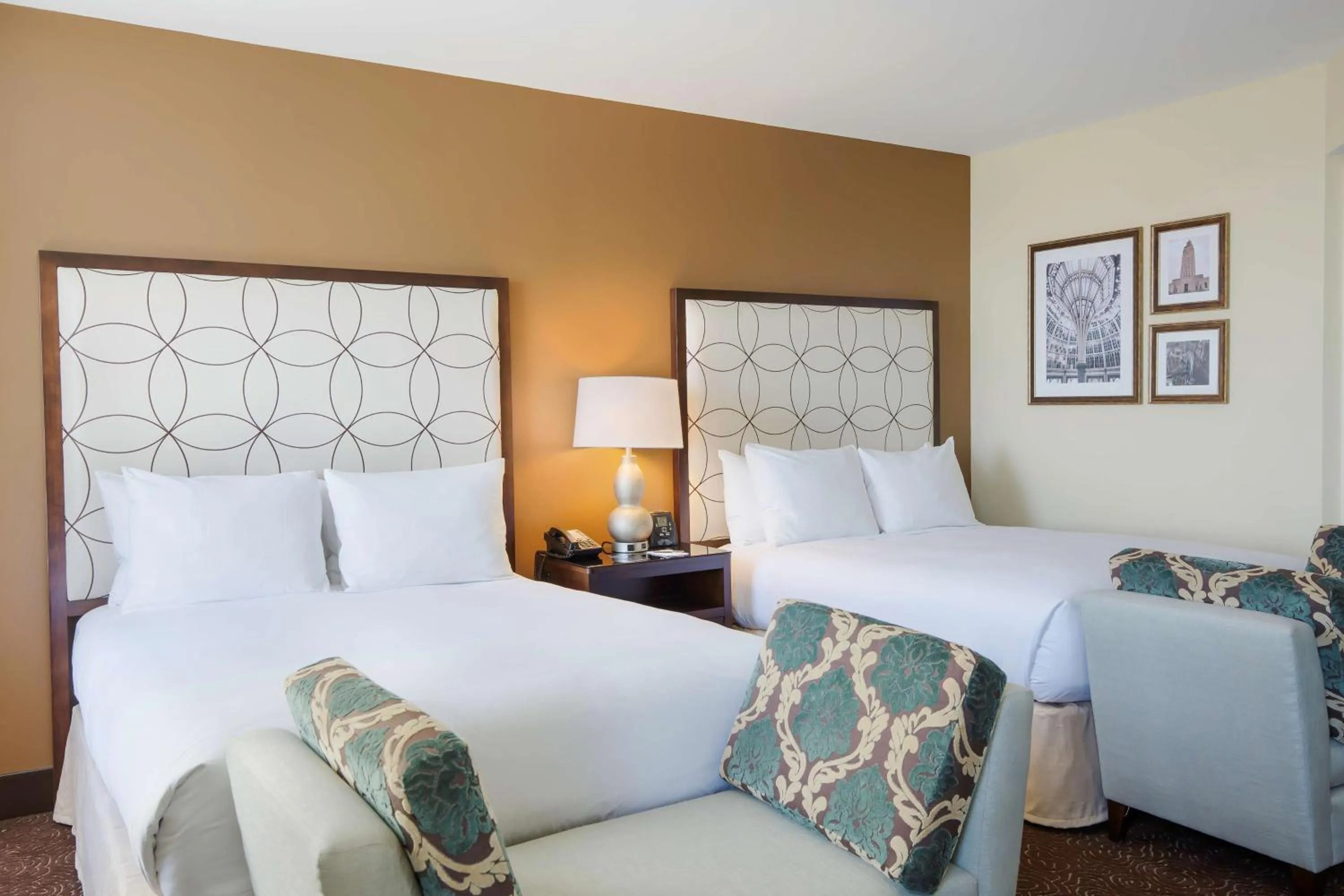 Double Room with Two Double Beds and River View in Hilton Baton Rouge Capitol Center