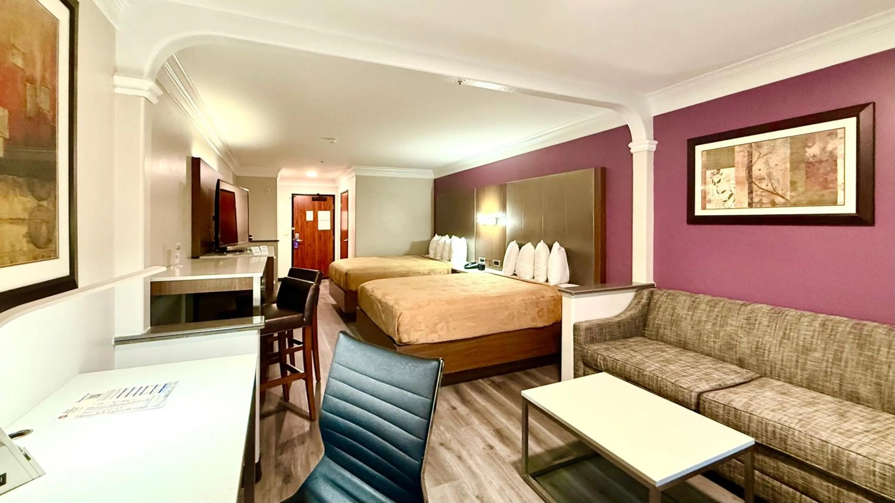 Queen Room with Two Queen Beds and Sofa Bed - Non-Smoking in Best Western Plus Suites Hotel - Los Angeles LAX Airport
