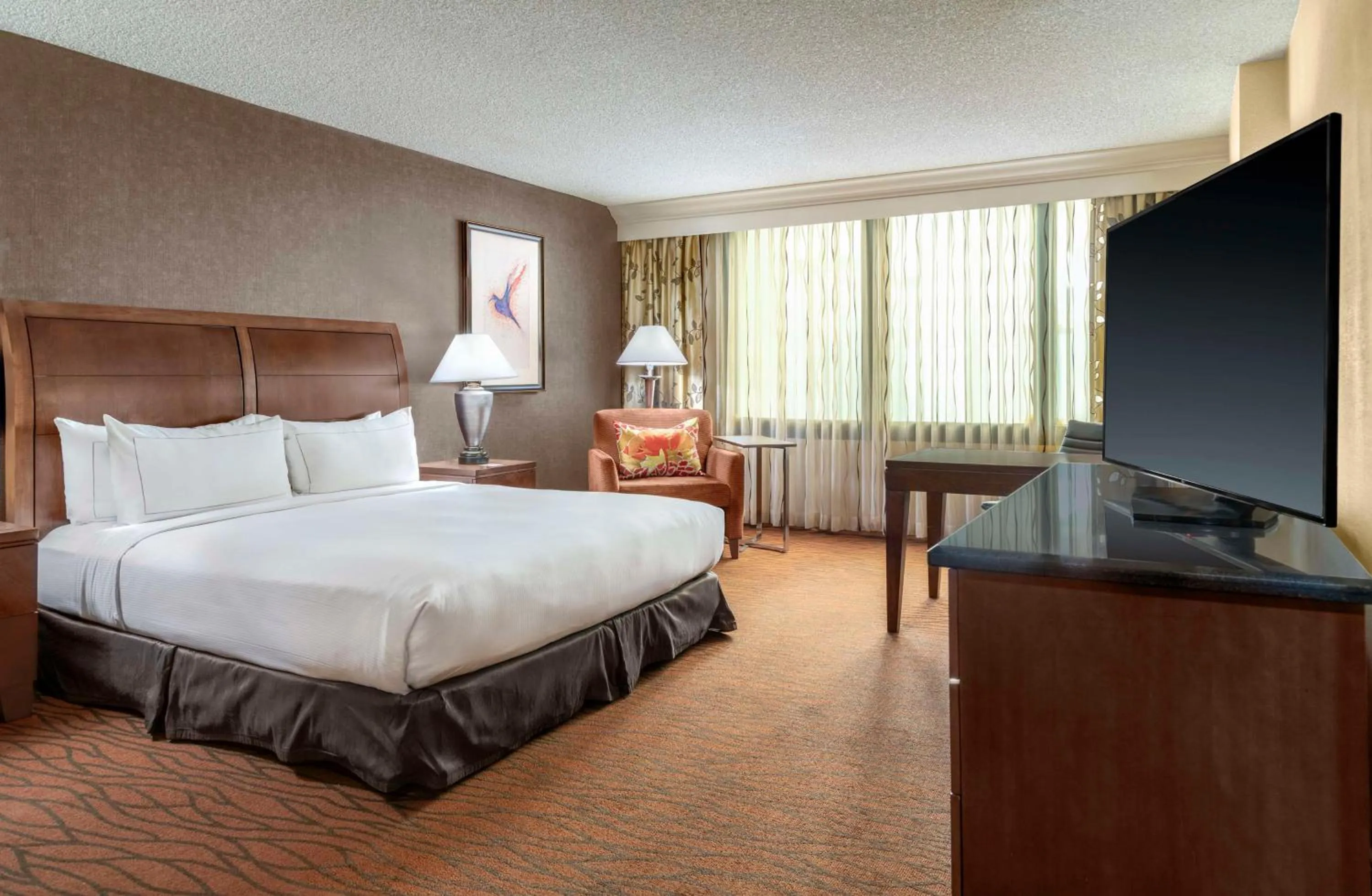 King Room with Tub - Mobility and Hearing Access in Hilton Orange County/Costa Mesa