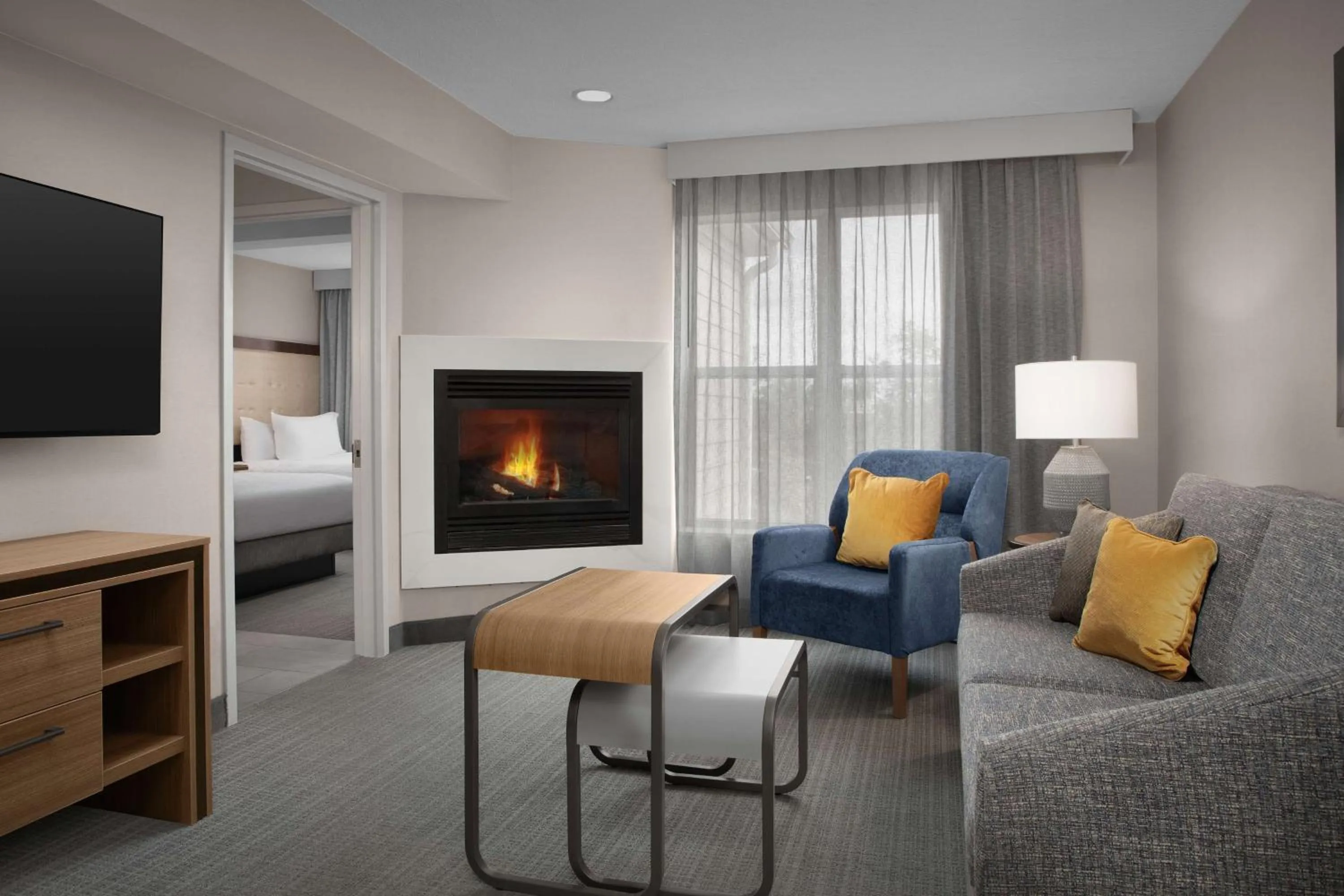 One-Bedroom Suite with Two Double Beds and Fireplace - Non-Smoking in Homewood Suites by Hilton Alexandria