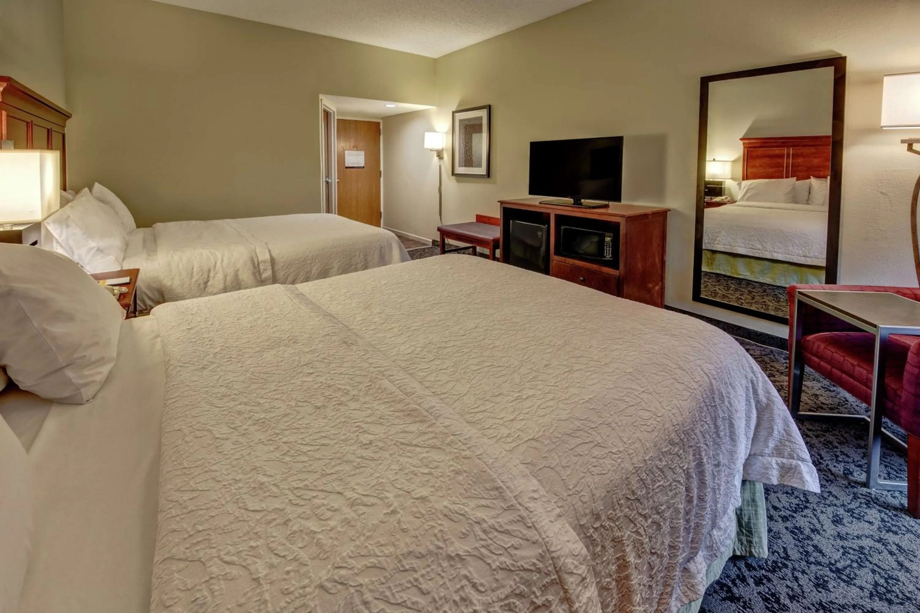 Double Room with Microwave and Refrigerator - Non-Smoking  in Hampton Inn Charlotte/Matthews