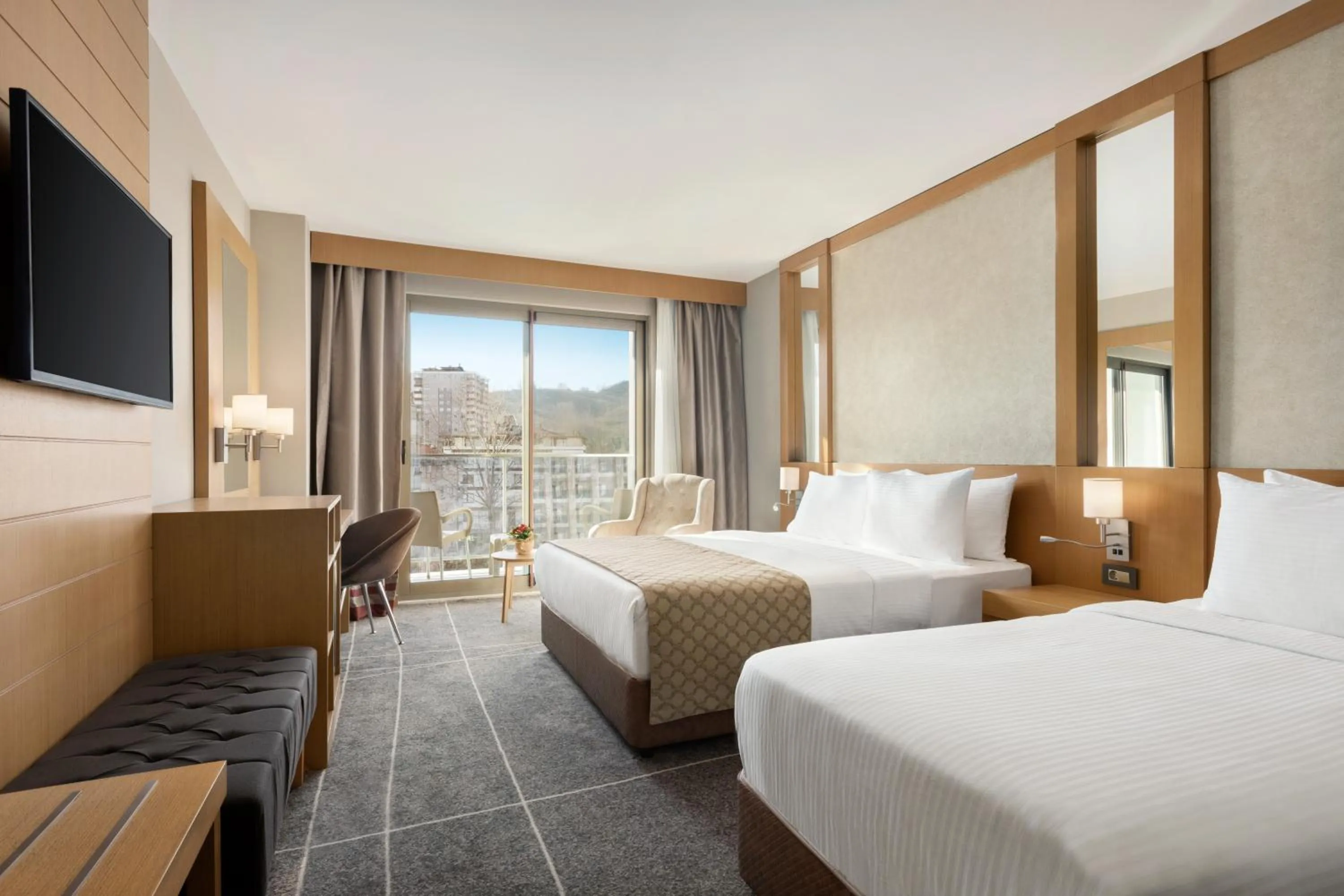 Room with One Double and One Twin Bed - Non-Smoking in Ramada Resort by Wyndham Unye