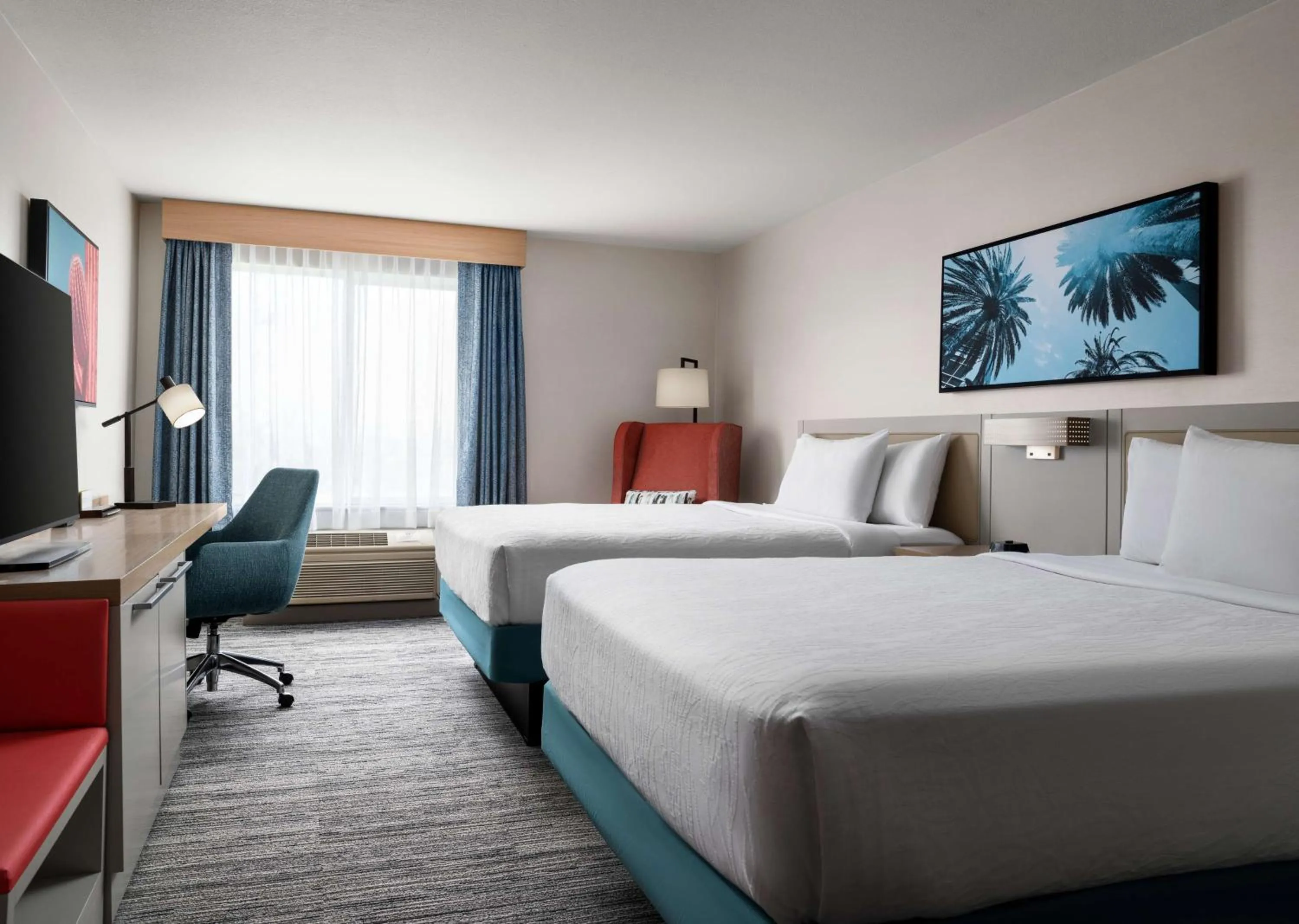Queen Room with Two Queen Beds in Hilton Garden Inn San Jose/Milpitas