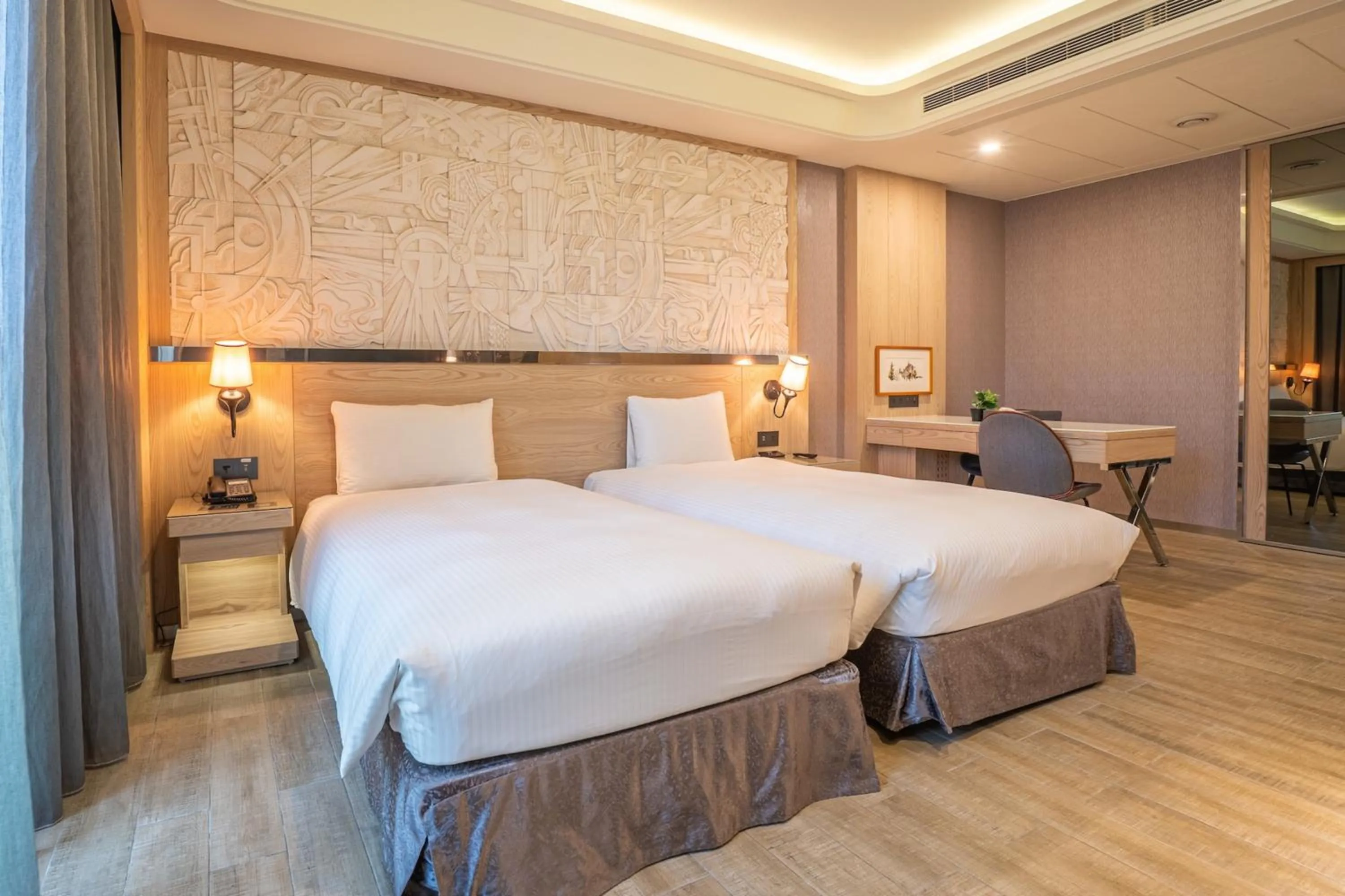  Classic Twin Room in Guide Hotel Taichung Ziyou
