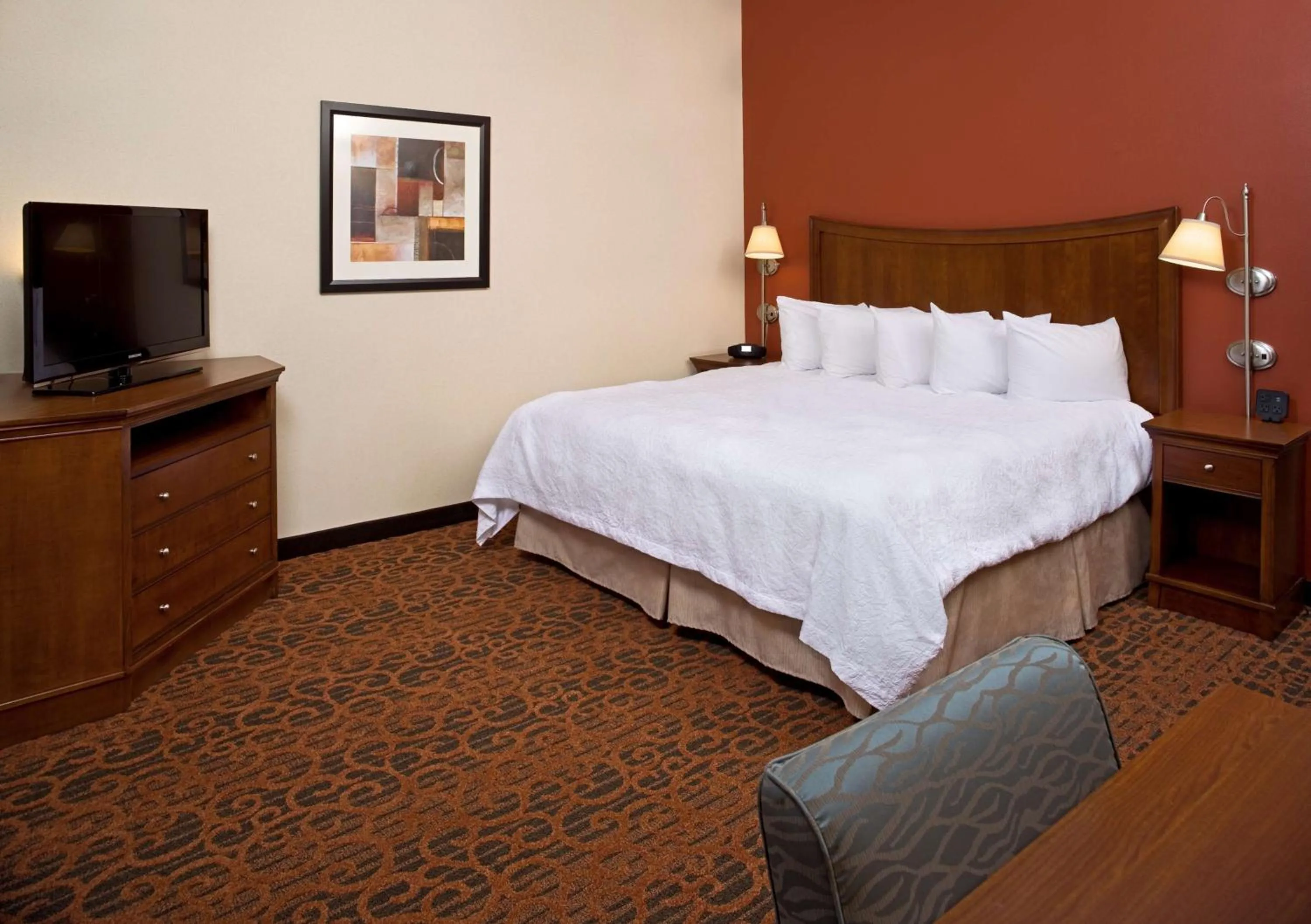 King Room with Accessible Tub - Mobility and Hearing Access/Non-Smoking in Hampton Inn & Suites Pittsburgh-Meadow Lands