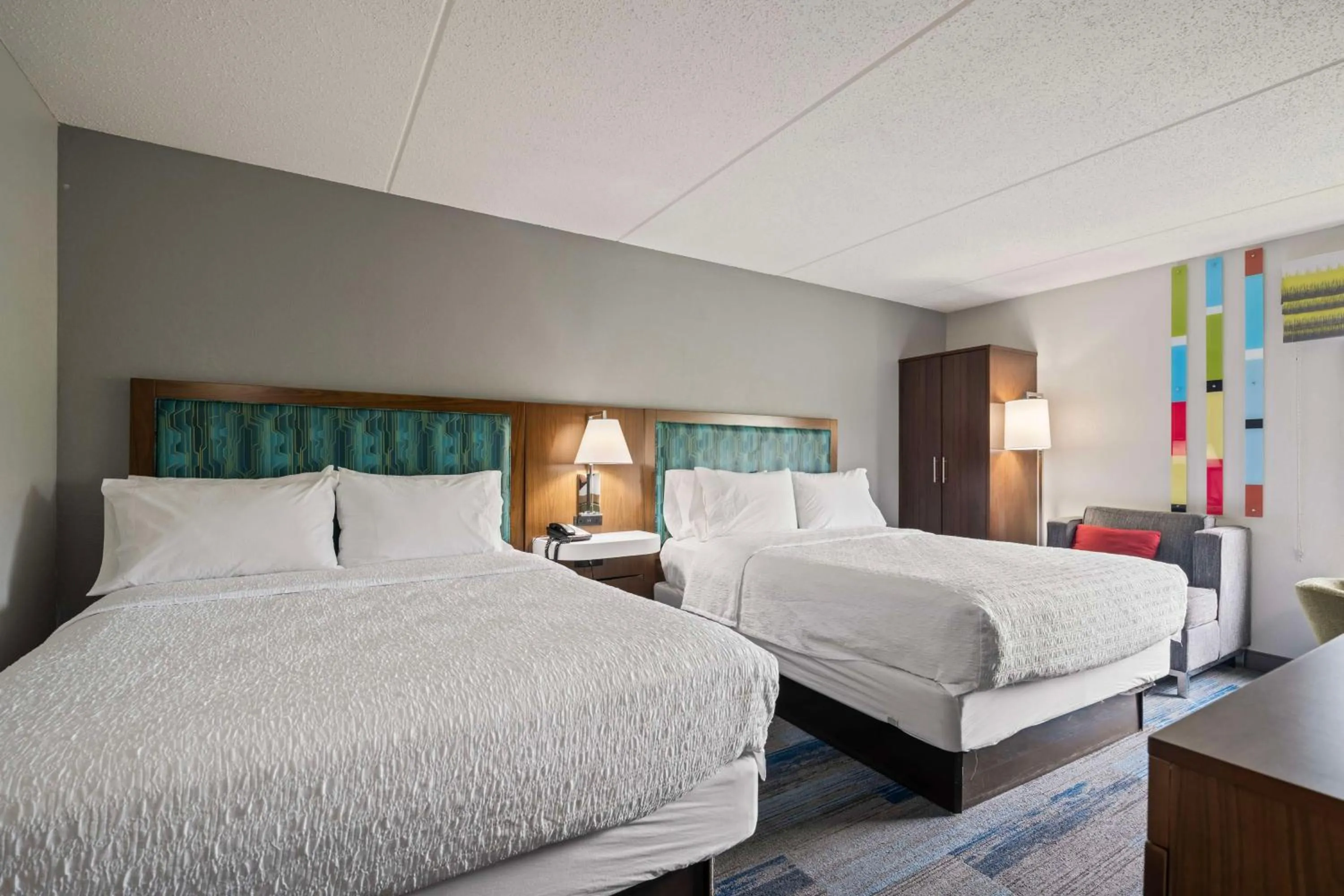 Room with Two Queen Beds - Non-Smoking in Hampton Inn Ridgefield Park