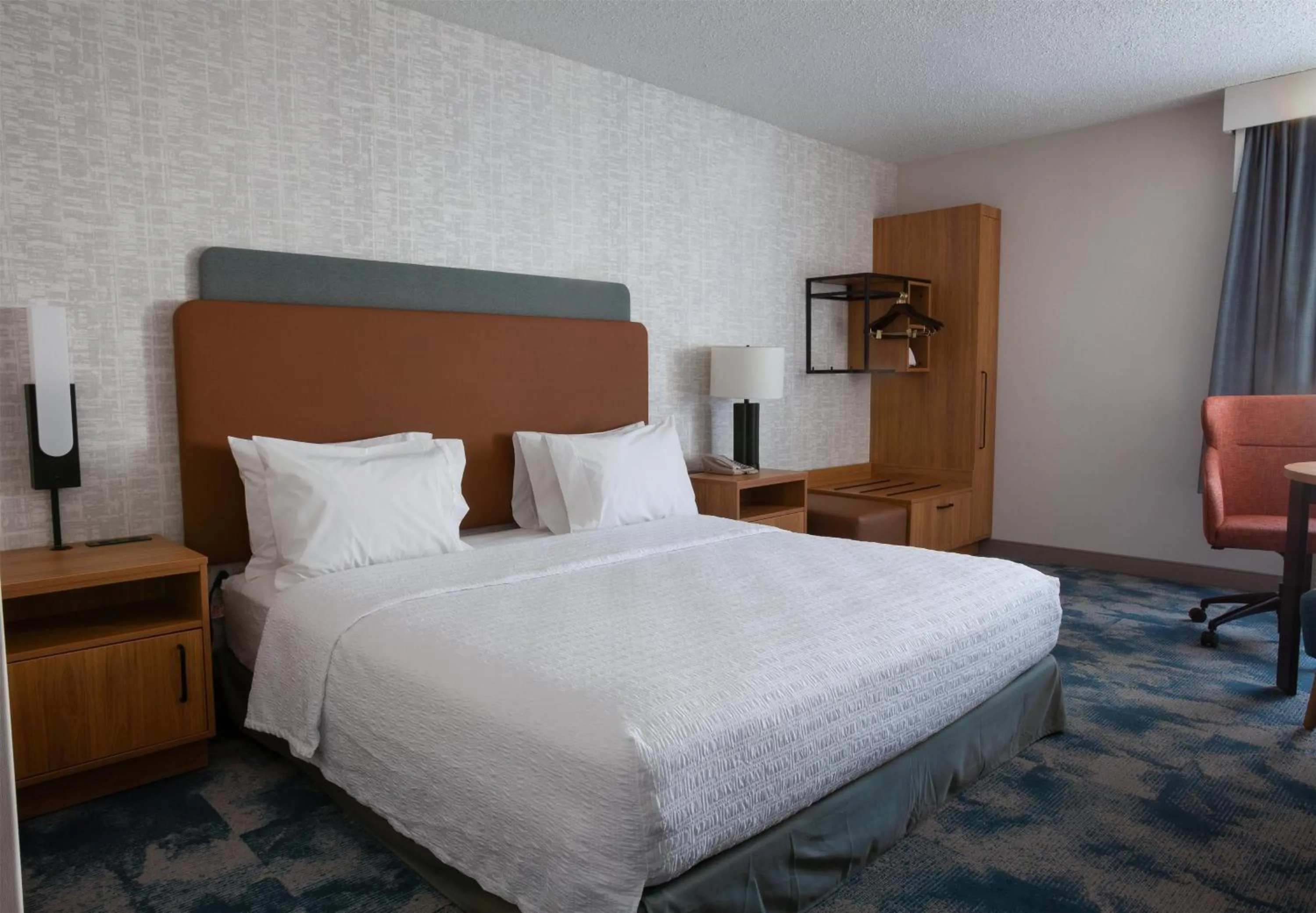 King Room with Bath Tub - Mobility and Hearing Access in Hampton Inn Salt Lake City-North