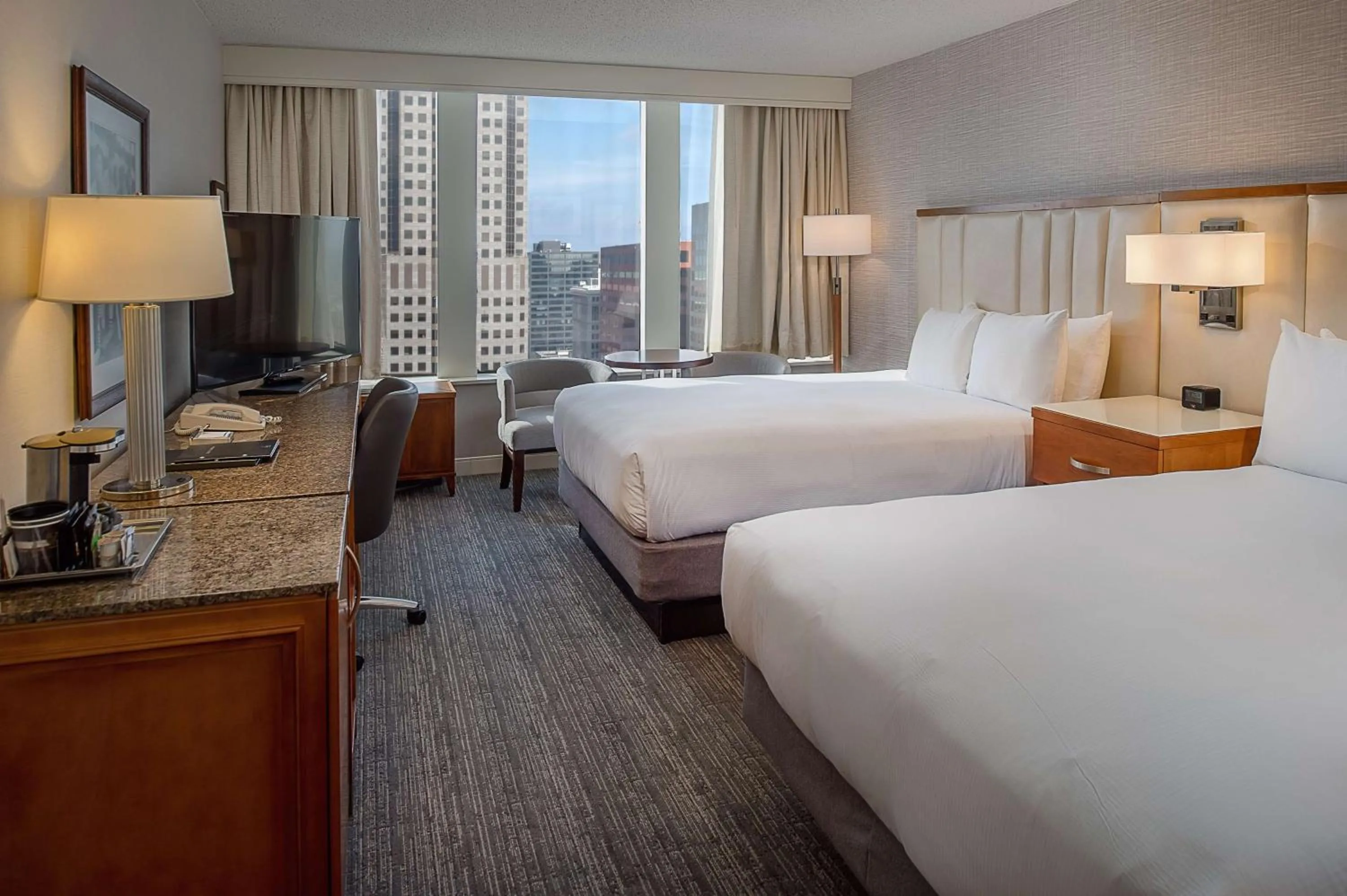 Premium Double Room with Two Double Beds - Stadium View in Hilton St. Louis at the Ballpark