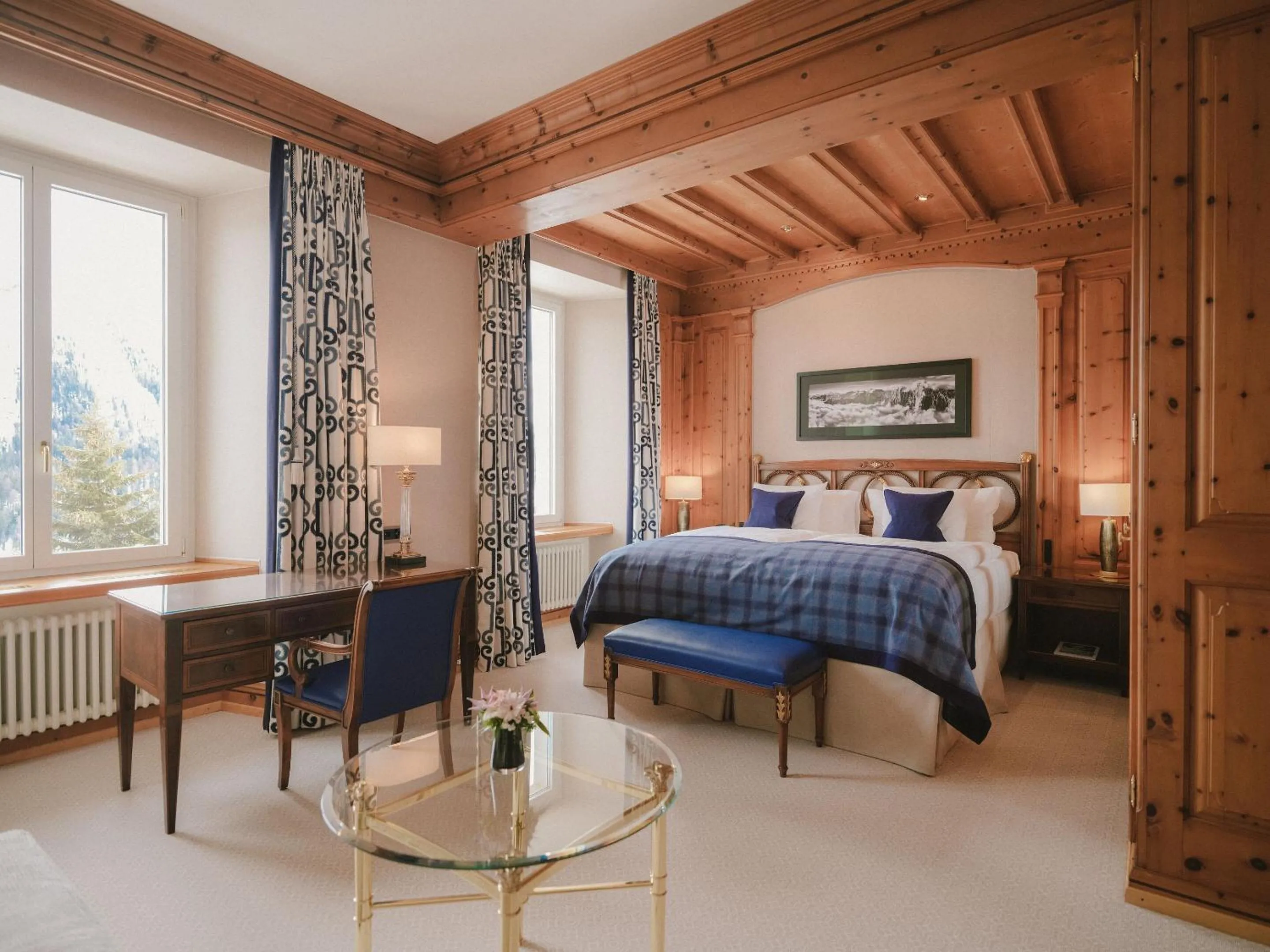 Double Deluxe Classic Lake Side in Kulm Hotel St. Moritz